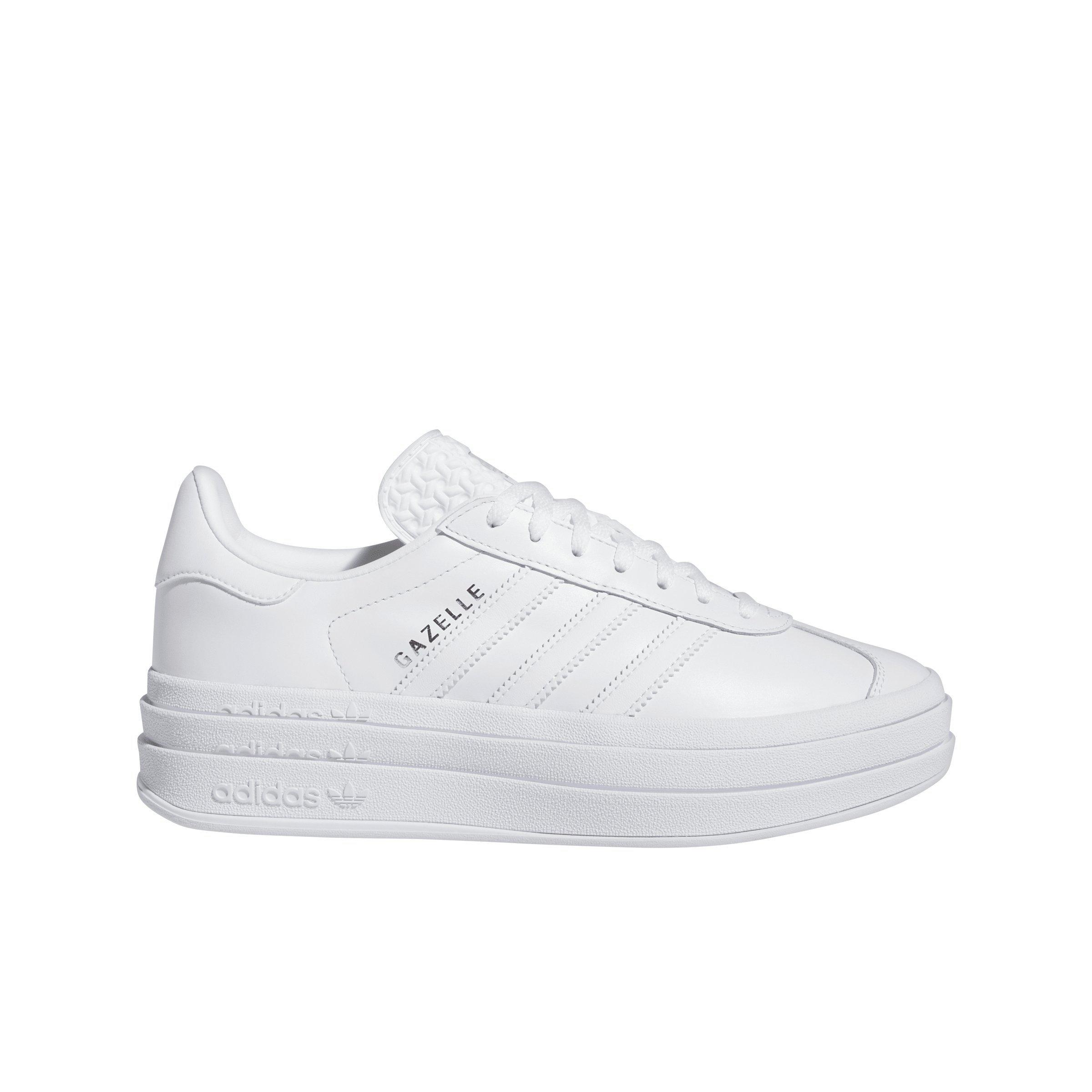 adidas Originals Gazelle Bold "Ftwr White/Ftwr White/Ftwr White" Women's Shoe - WHITE/WHITE/WHITE Thumbnail View 1