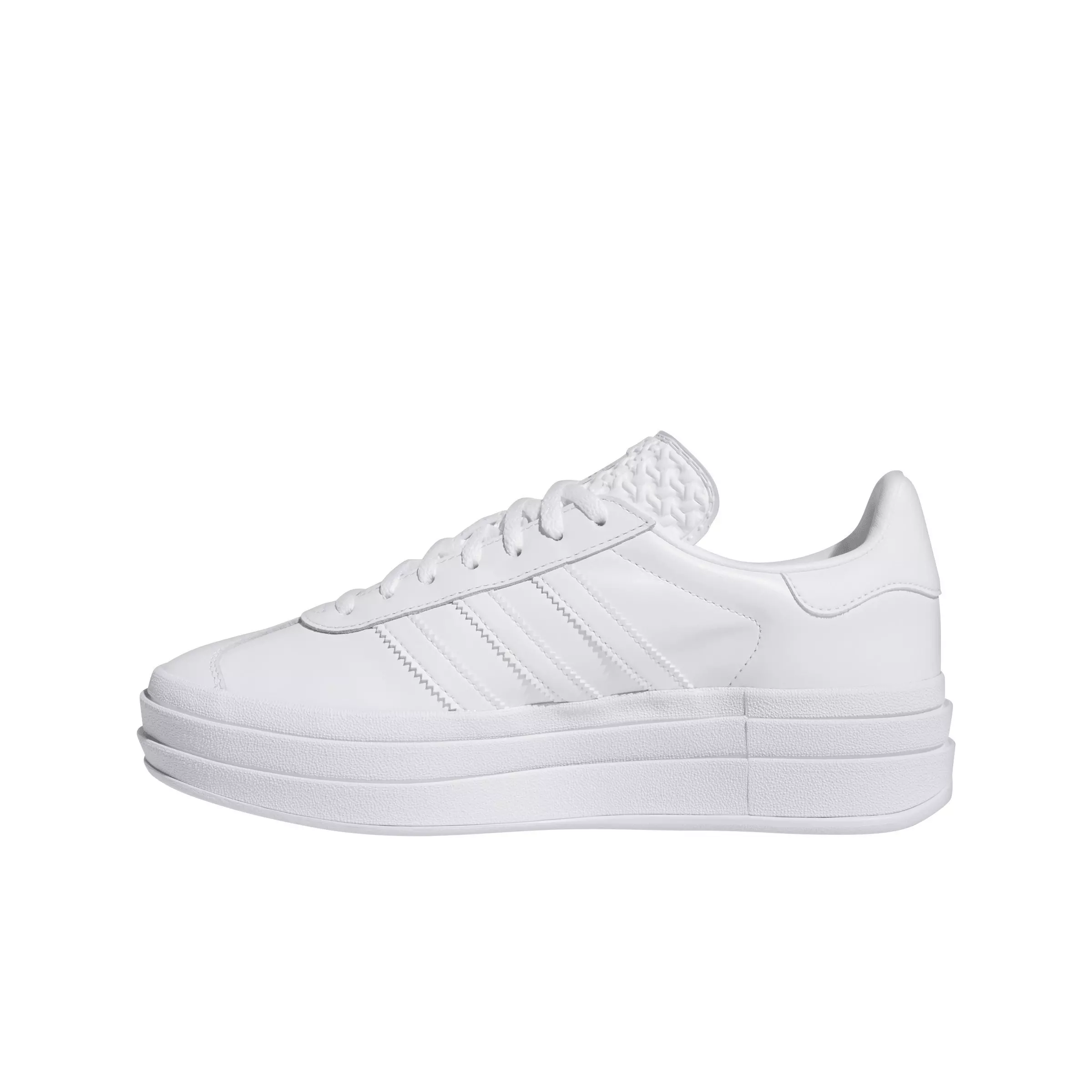adidas Originals Gazelle Bold "Ftwr White/Ftwr White/Ftwr White" Women's Shoe - WHITE/WHITE/WHITE