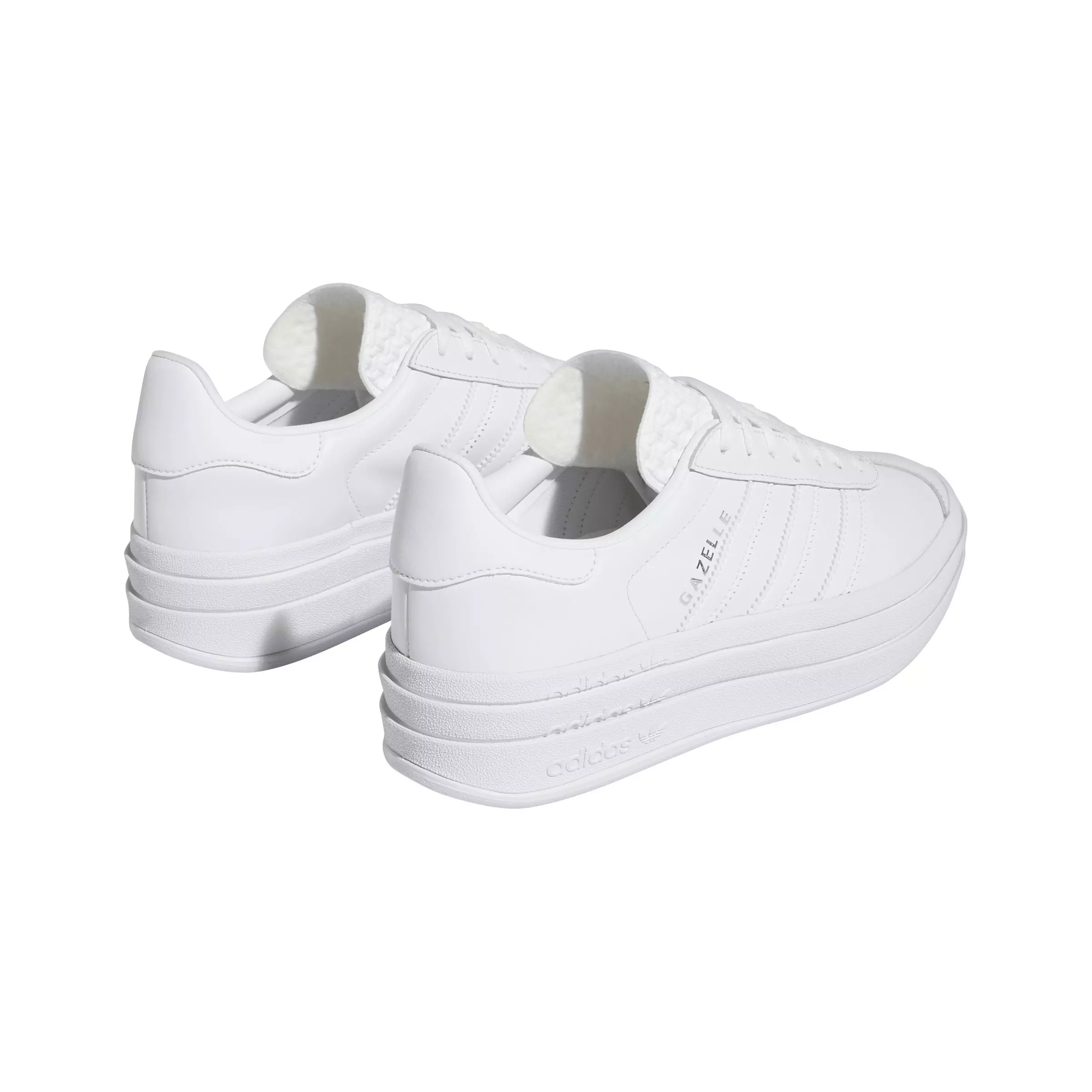 adidas Originals Gazelle Bold "Ftwr White/Ftwr White/Ftwr White" Women's Shoe - WHITE/WHITE/WHITE