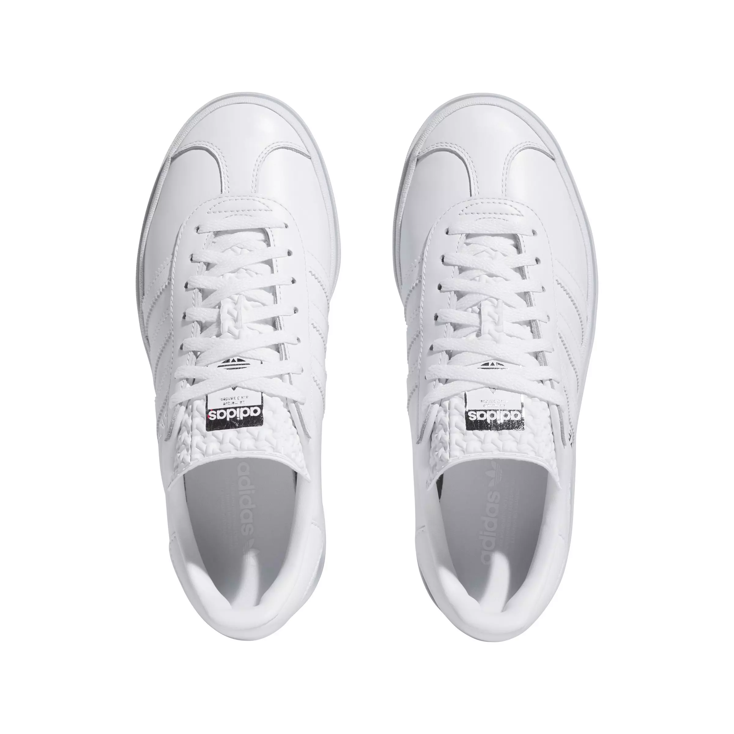 adidas Originals Gazelle Bold "Ftwr White/Ftwr White/Ftwr White" Women's Shoe - WHITE/WHITE/WHITE