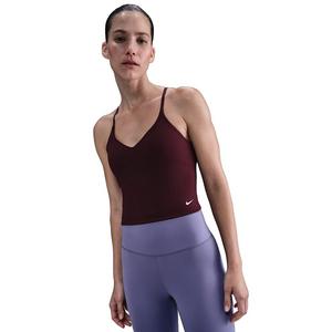 Nike Women's Indy Light-Support Padded Sports Bra Tank -Burgundy