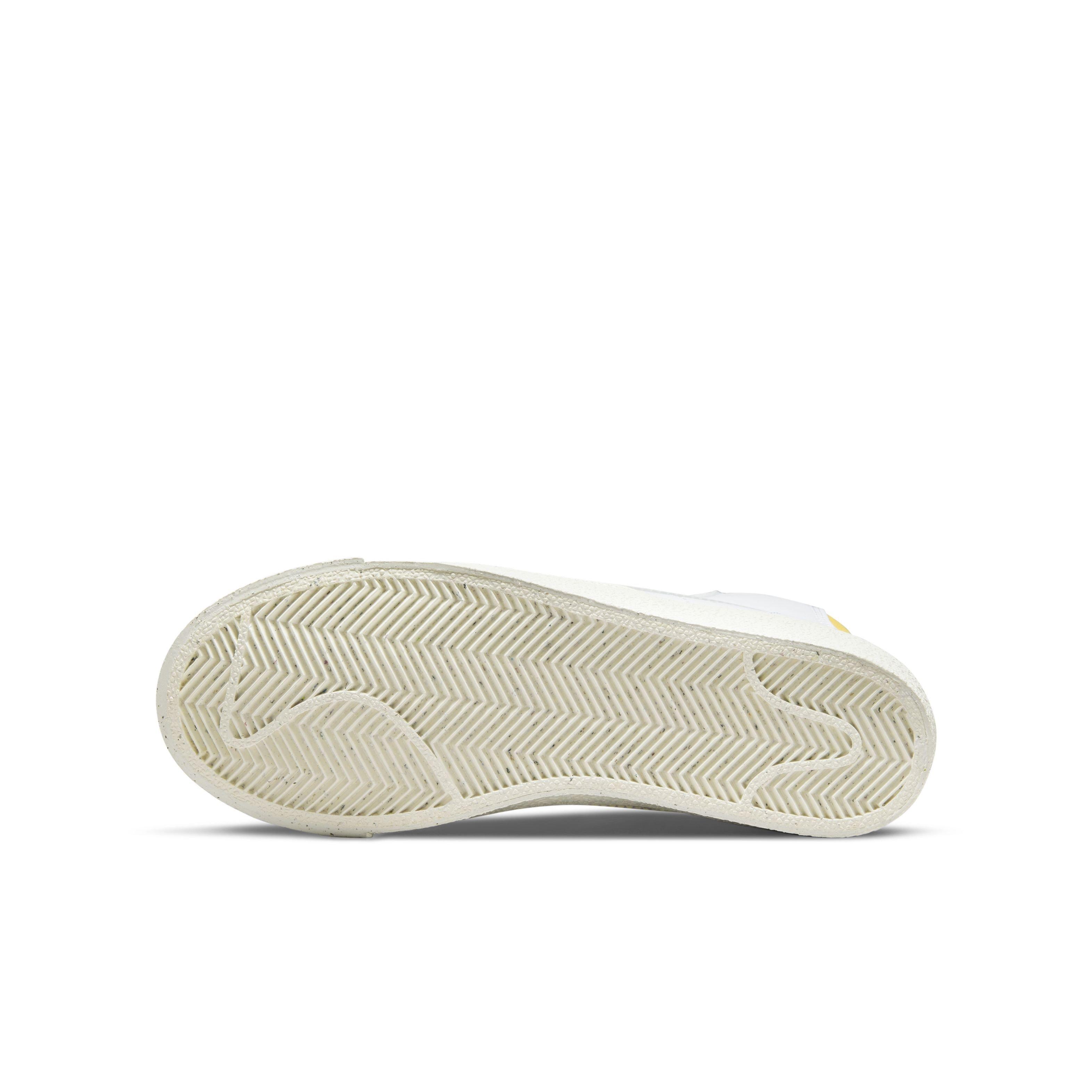 Nike Blazer Mid '77 "White/Royal Tint/Solar Flare/Sail" Grade School Boys' Shoe - WHITE Thumbnail View 6