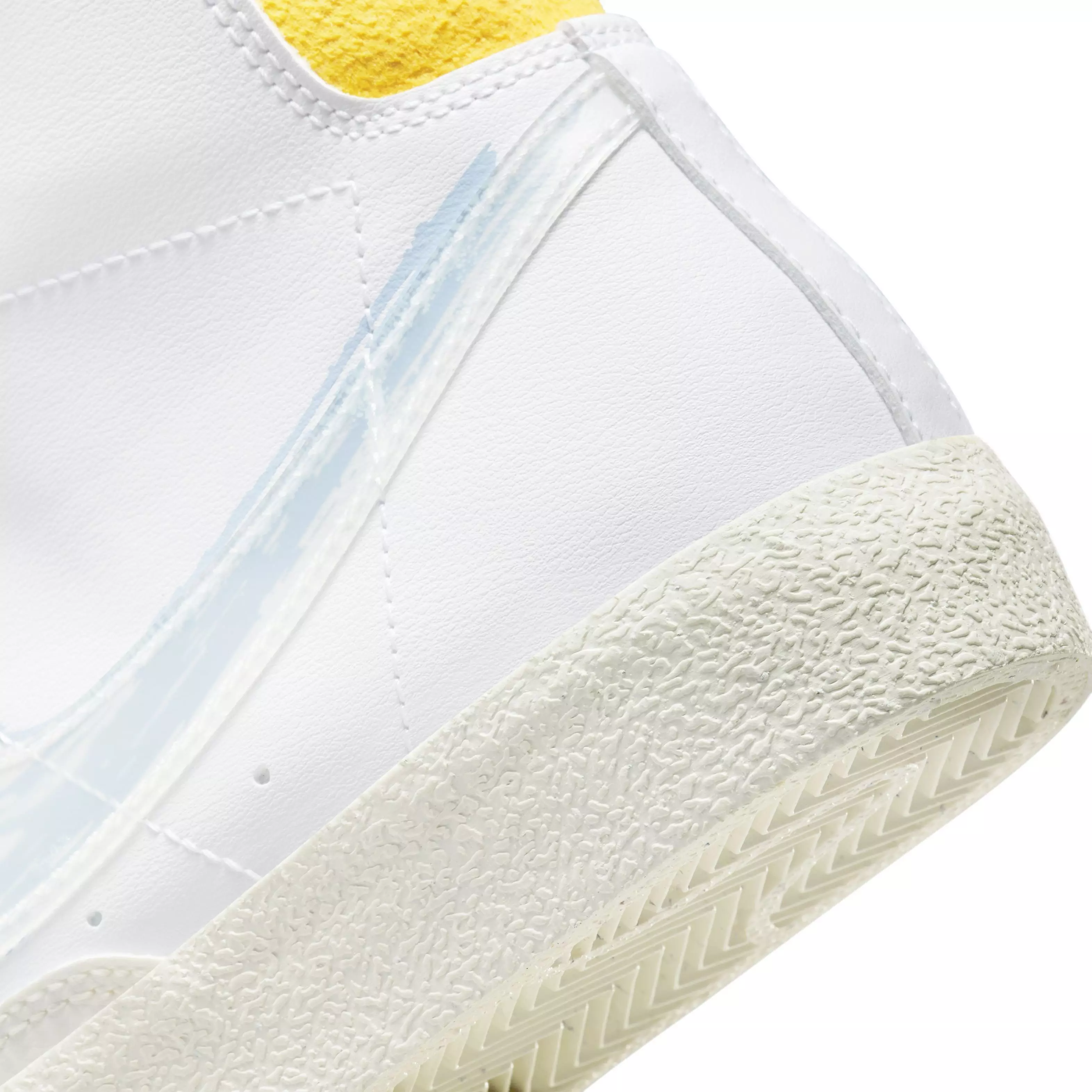 Nike Blazer Mid '77 "White/Royal Tint/Solar Flare/Sail" Grade School Boys' Shoe - WHITE