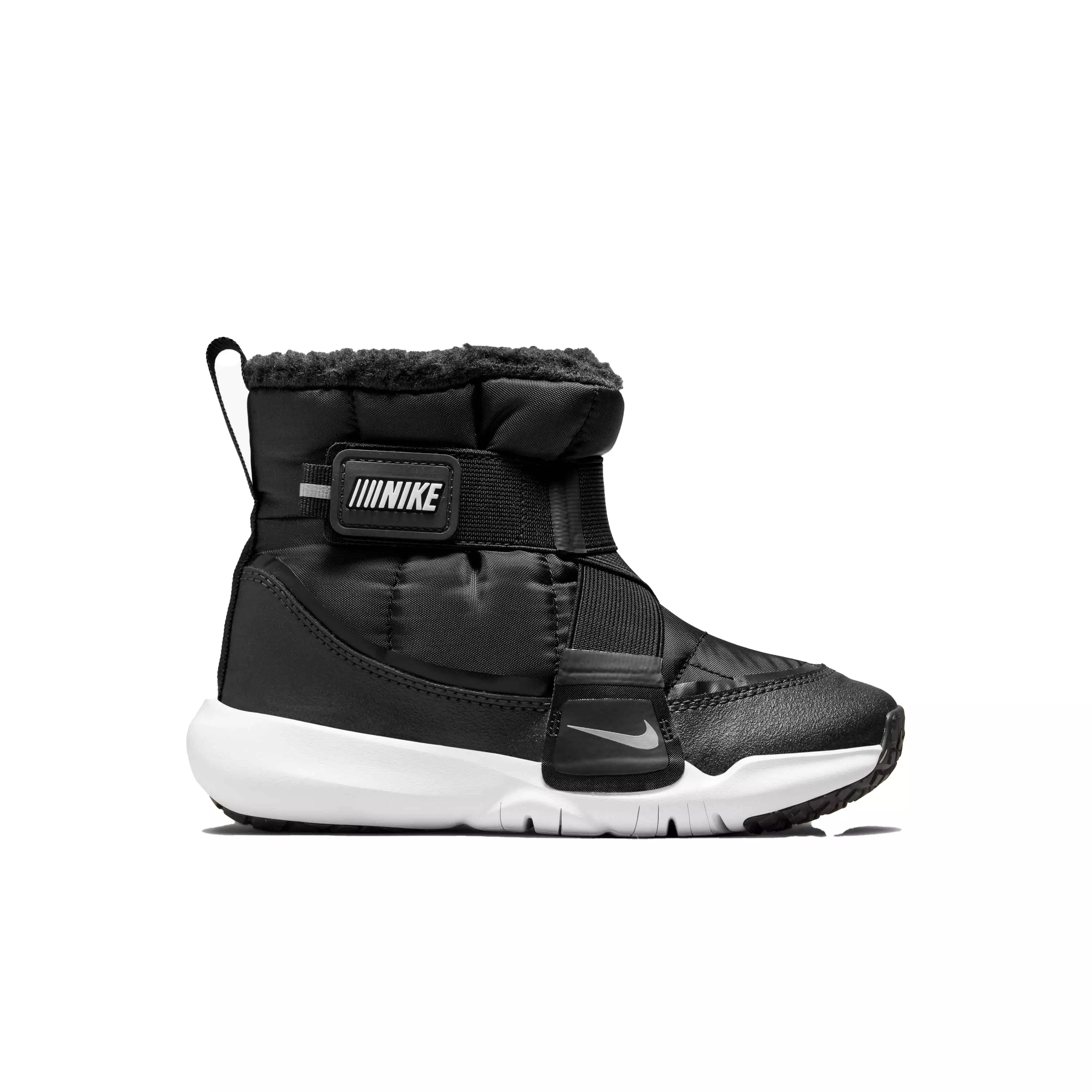 Nike Flex Advance "Black/White/Dark Smoke Grey/University Red" Preschool Boys' Boot - BLACK