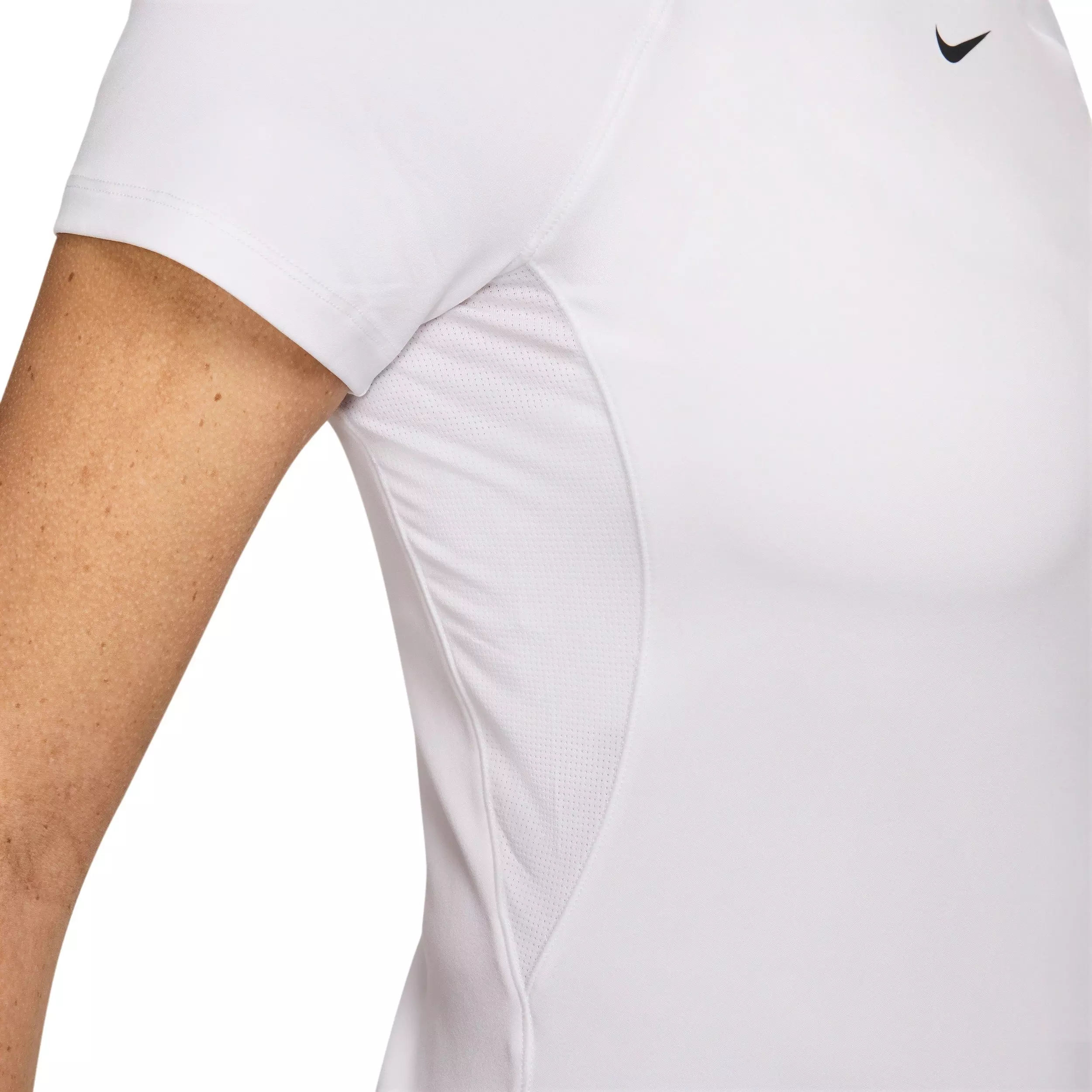 Nike Women's Pro Dri-FIT Short-Sleeve Baselayer Top -White - WHITE