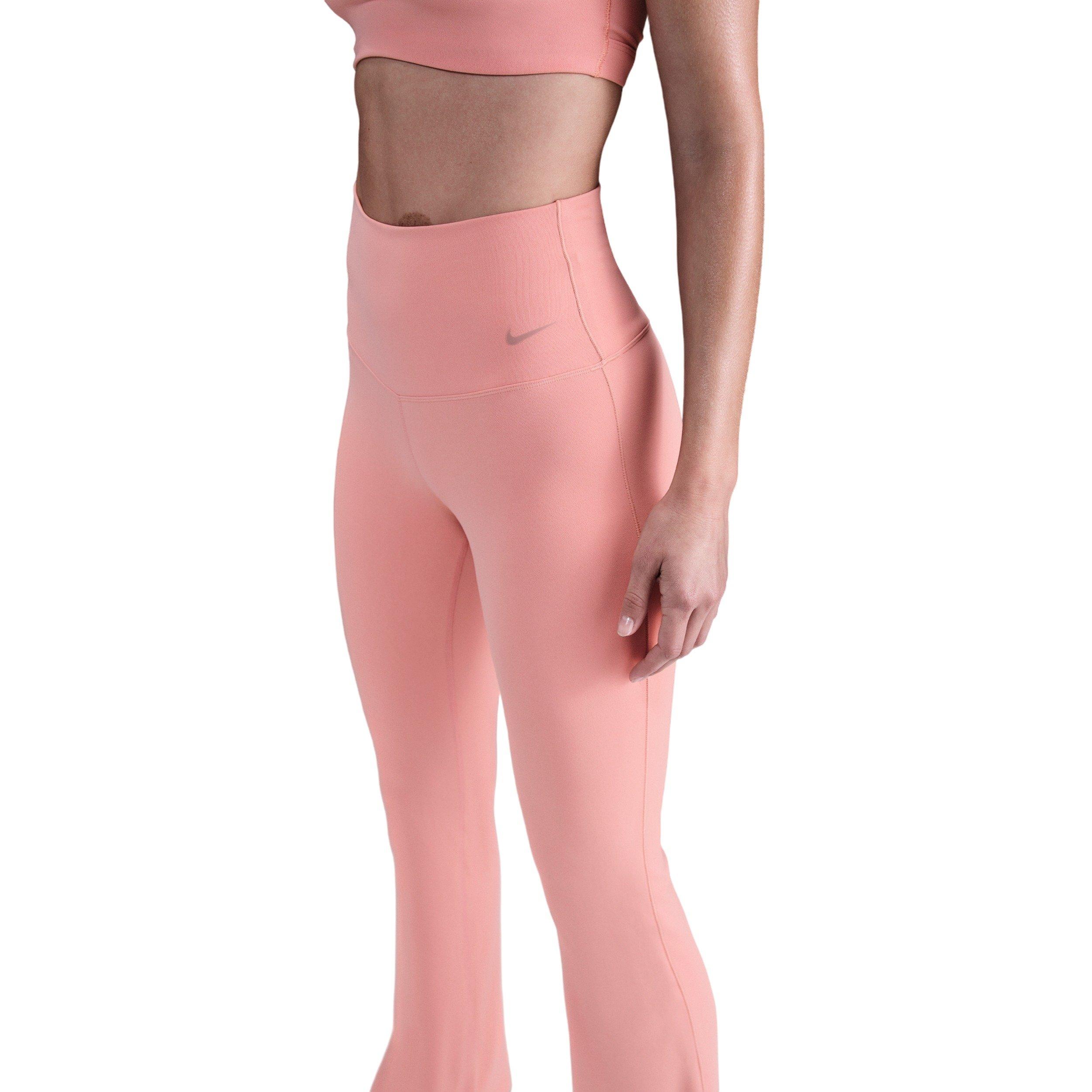 Nike Women's Zenvy High-Waisted Flared Leggings -Pink - PINK Thumbnail View 1