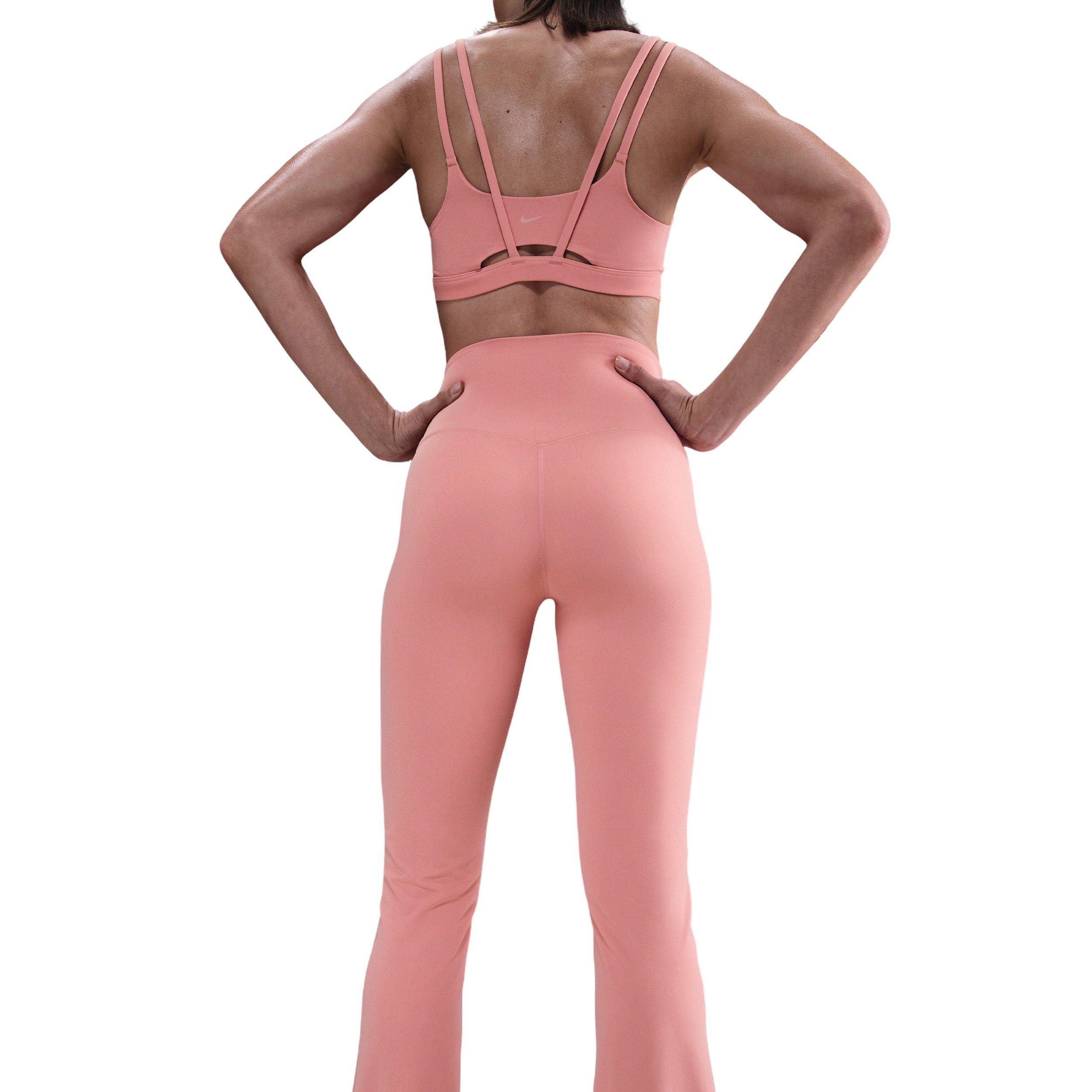 Nike Women's Zenvy High-Waisted Flared Leggings -Pink - PINK Thumbnail View 2