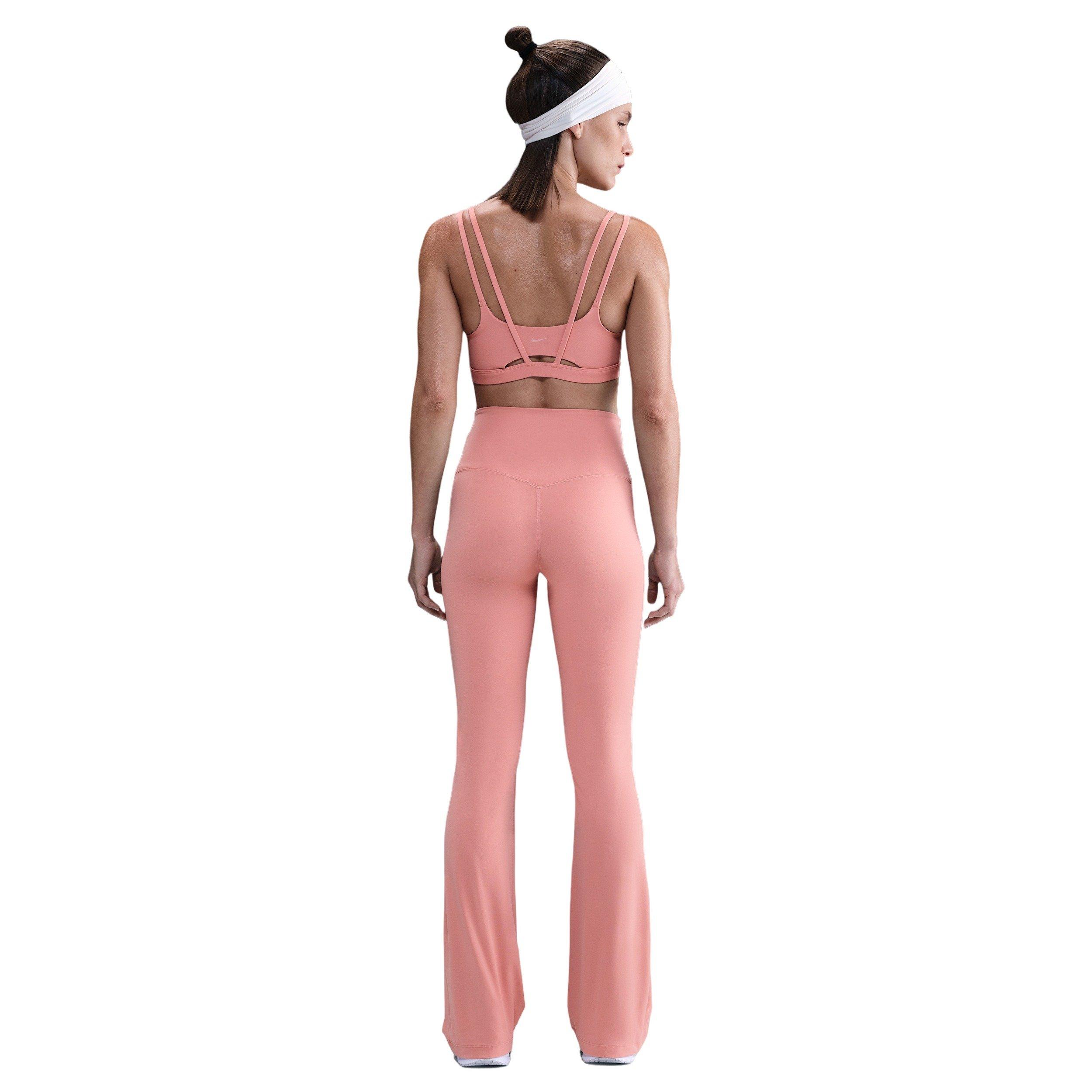 Nike Women's Zenvy High-Waisted Flared Leggings -Pink - PINK Thumbnail View 5