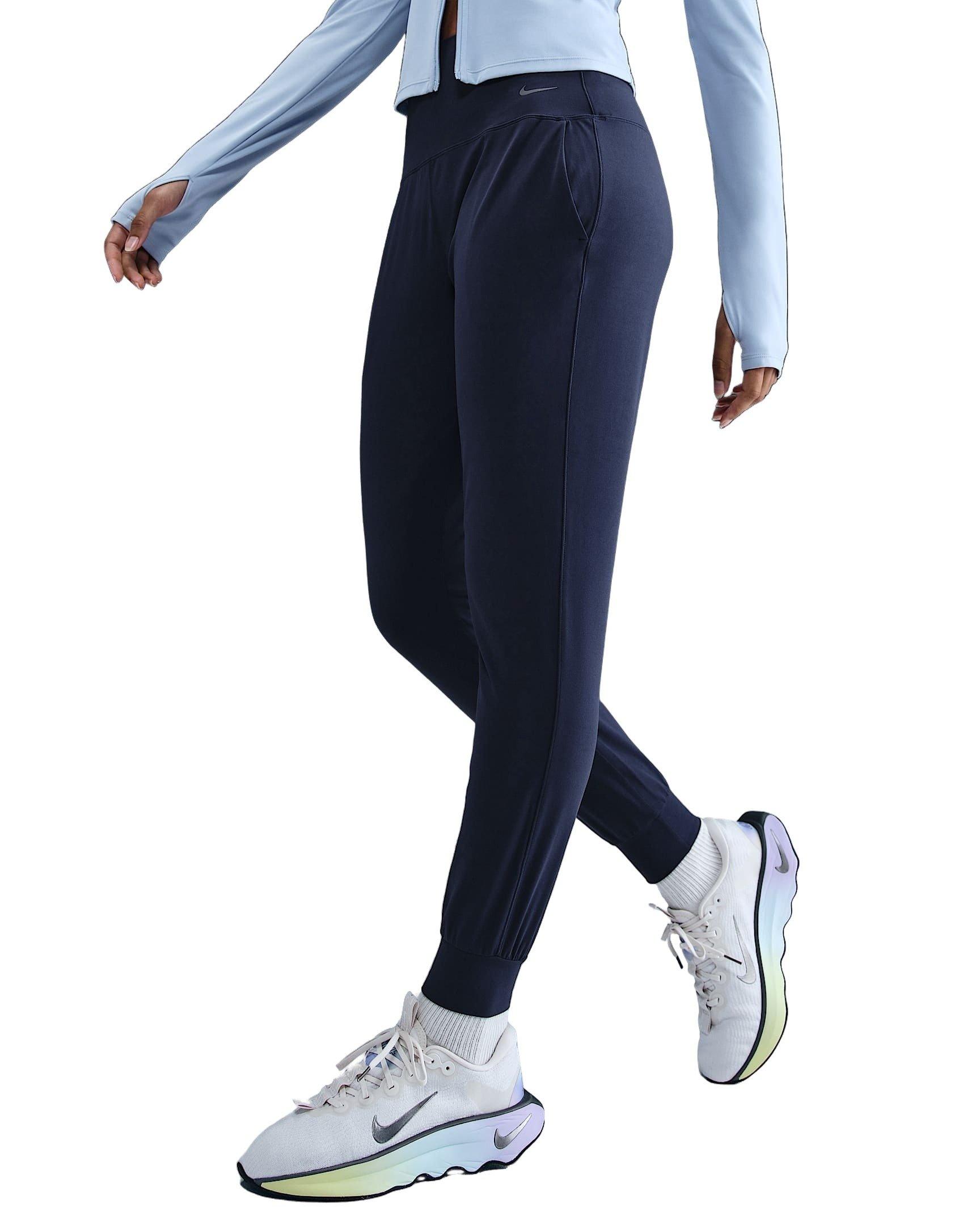 Nike Women's Zenvy Dri-FIT High-Waisted Joggers -Navy - NAVY Thumbnail View 3
