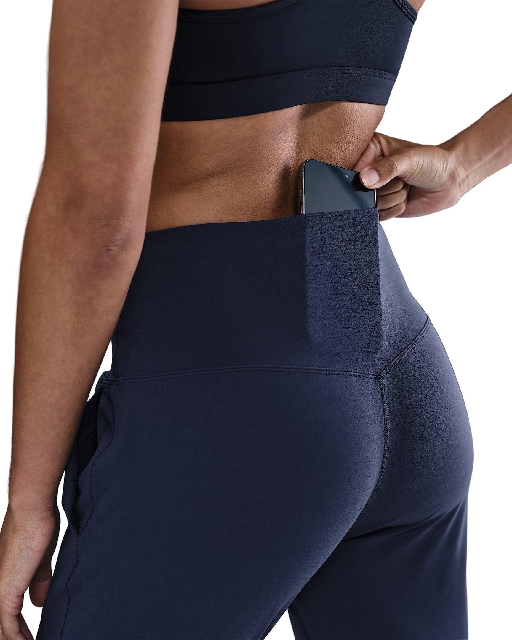 Nike Women's Zenvy Dri-FIT High-Waisted Joggers - Navy - NAVY Thumbnail View 4