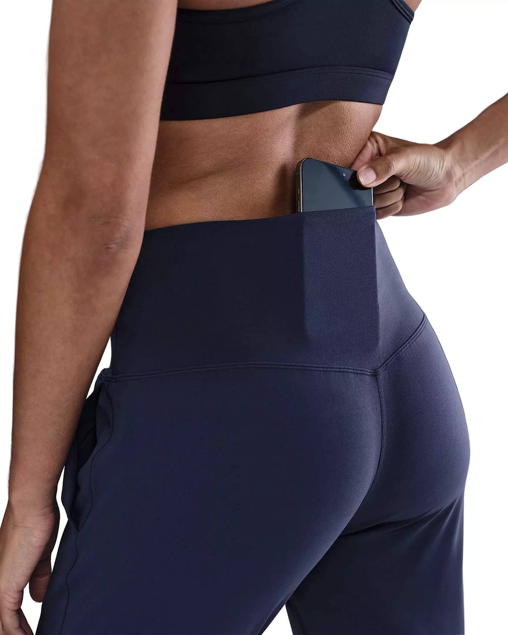 Nike Women's Zenvy Dri-FIT High-Waisted Joggers - Navy - NAVY