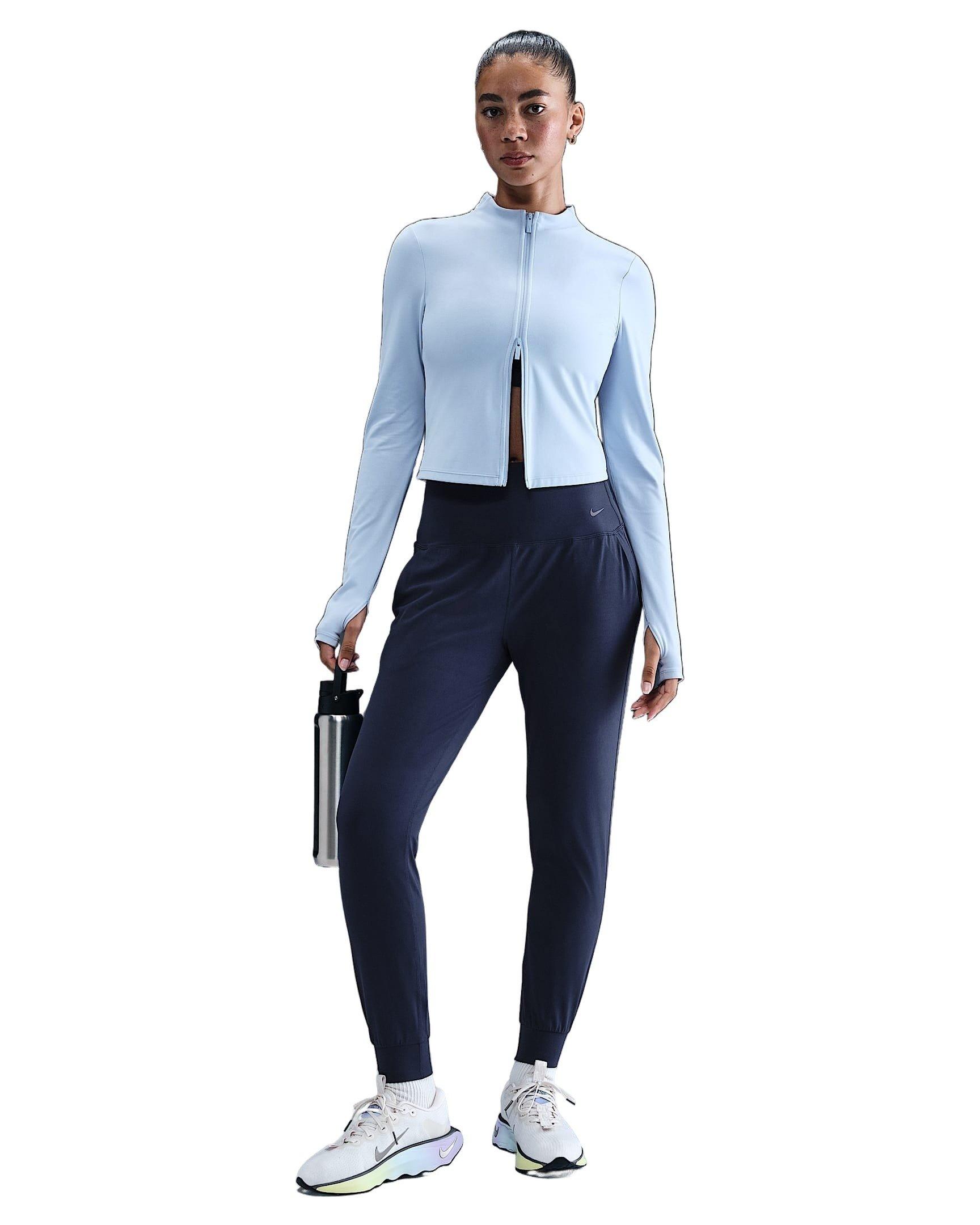Nike Women's Zenvy Dri-FIT High-Waisted Joggers - Navy - NAVY Thumbnail View 5