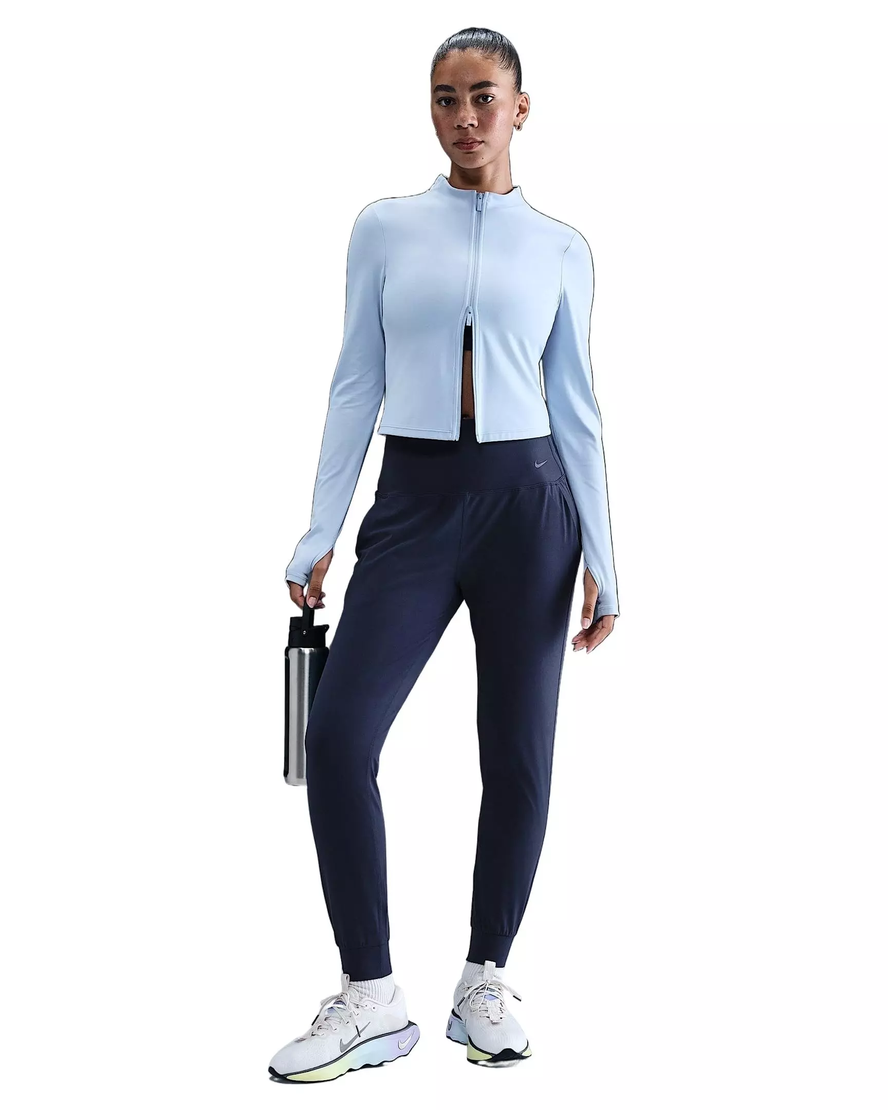 Nike Women's Zenvy Dri-FIT High-Waisted Joggers - Navy - NAVY