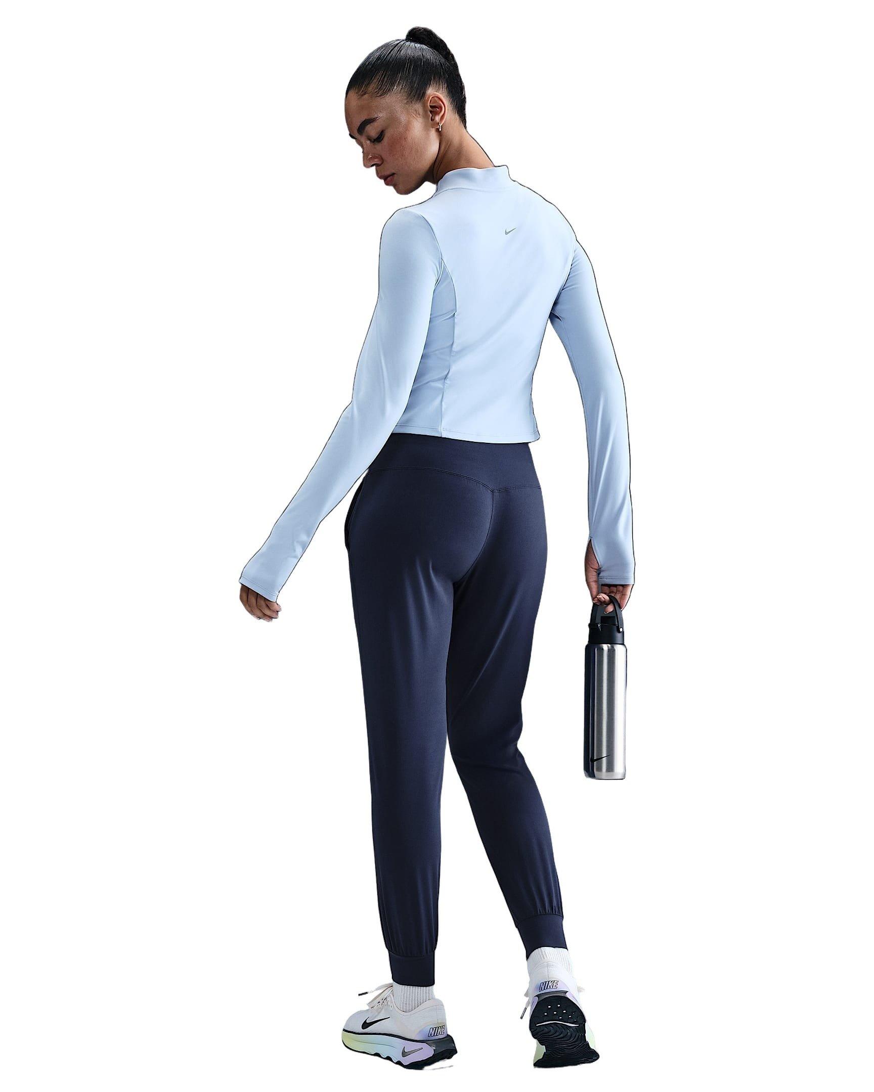 Nike Women's Zenvy Dri-FIT High-Waisted Joggers -Navy - NAVY Thumbnail View 6