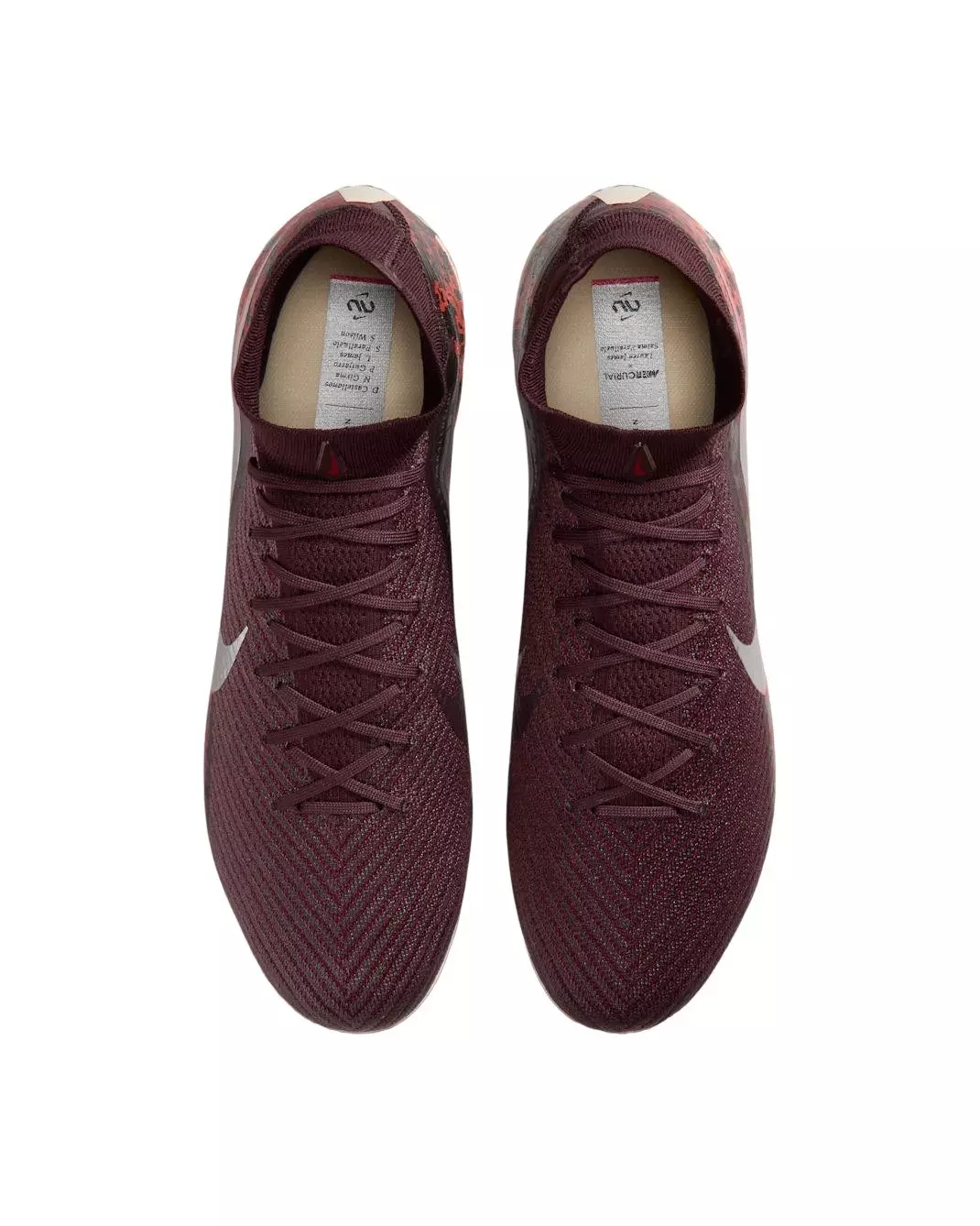 Nike United Mercurial Superfly 10 Elite FG "Burgundy Crush/Red/Fossil/Silver" Men's Soccer Cleat - BURGUNDY/RED/FOSSIL/SILVER