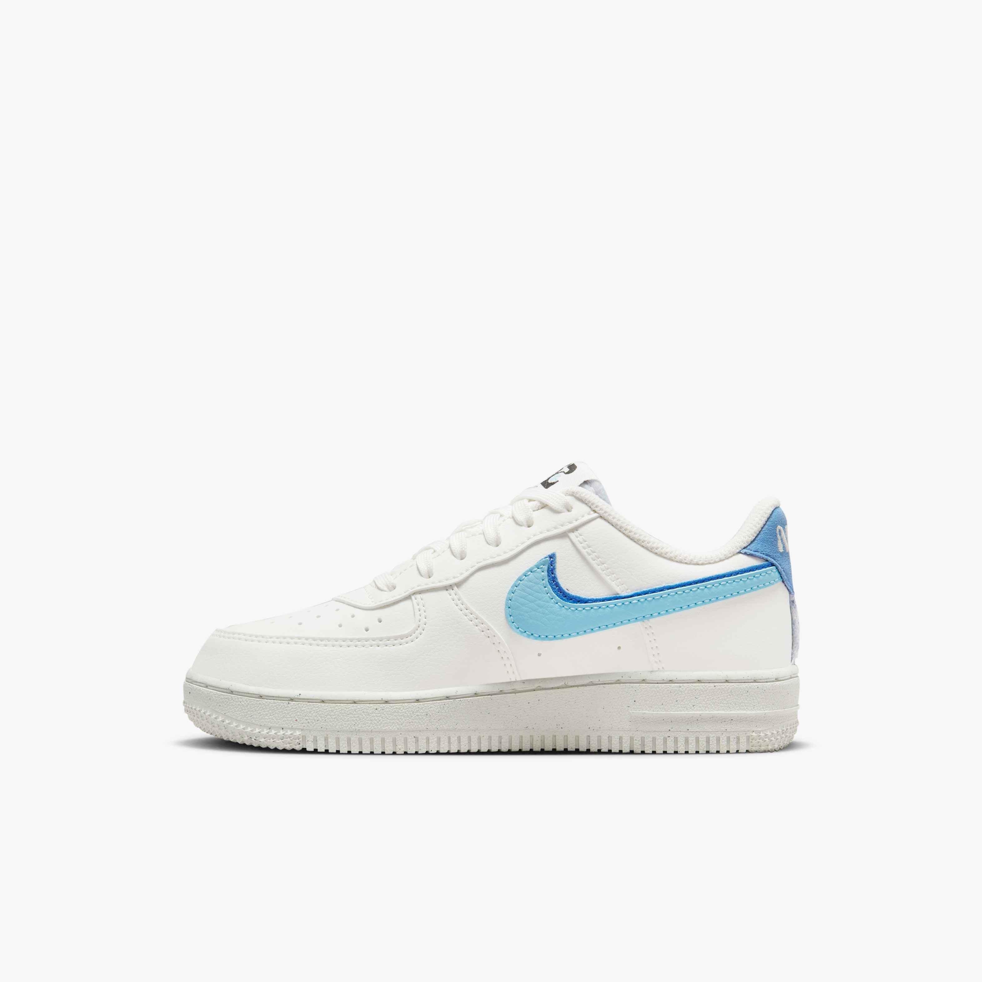 Nike (GS) Air Force 1 LV8 Sail/Blue Chill-Medium Blue-Black