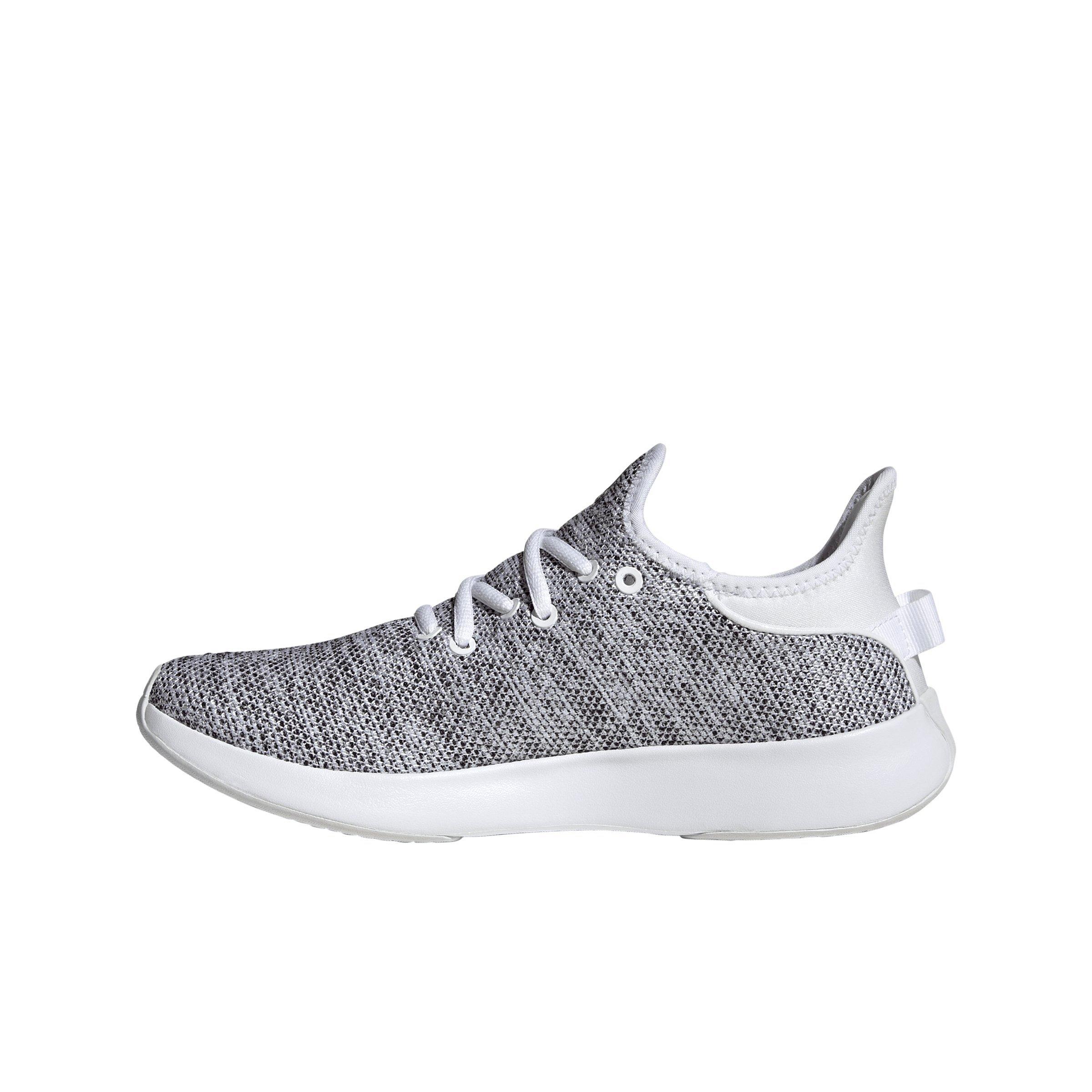 adidas Cloudfoam Pure "Ftwr White/Ftwr White/Core Black" Women's Running Shoe - WHITE/WHITE/BLACK Thumbnail View 2