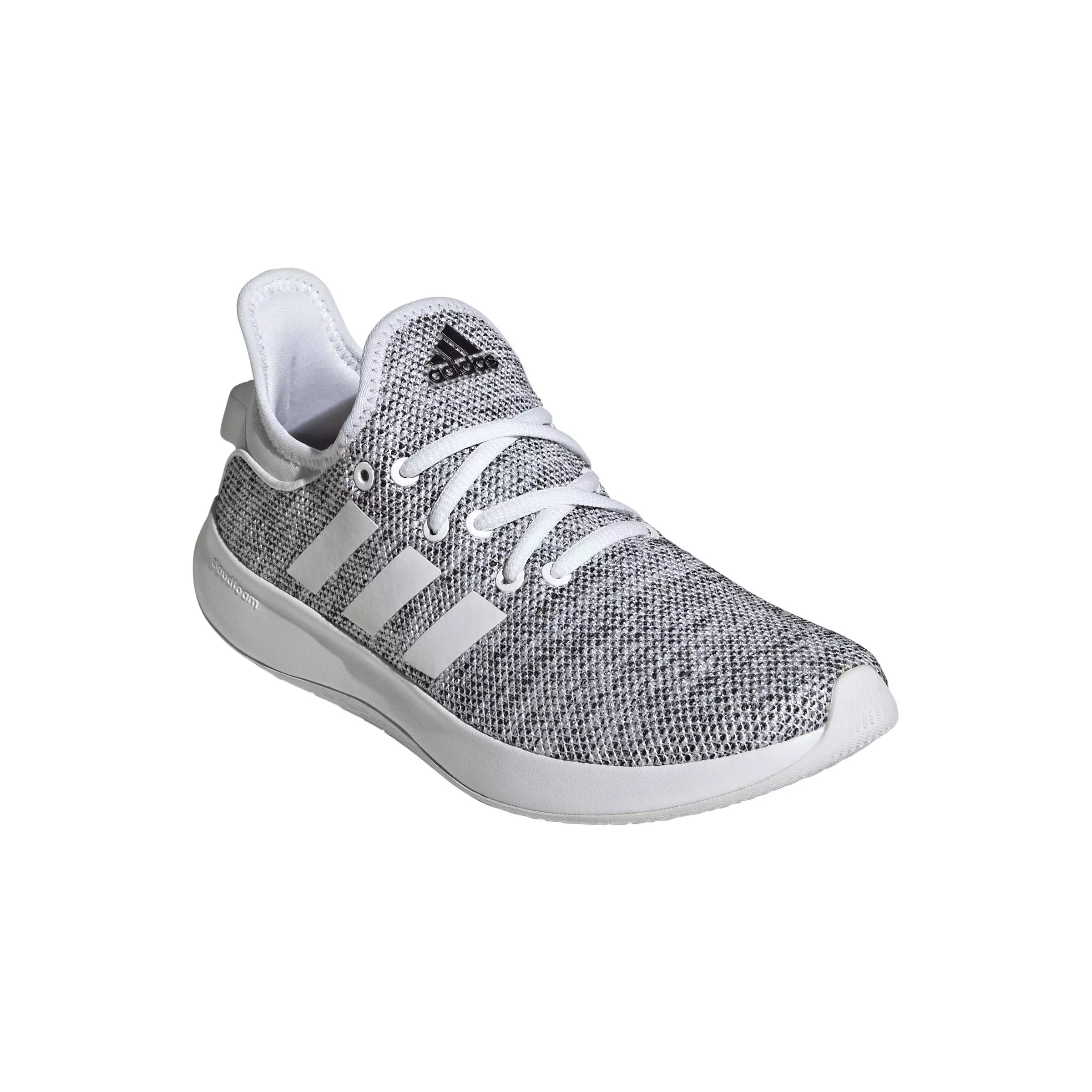 adidas Cloudfoam Pure "Ftwr White/Ftwr White/Core Black" Women's Running Shoe - WHITE/WHITE/BLACK