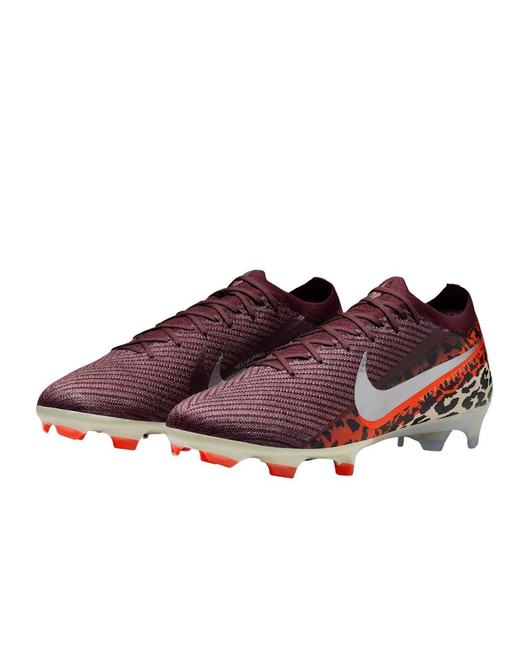 Nike United Mercurial Vapor 16 Elite FG "Burgundy Crush/Red/Fossil/Silver" Men's Soccer Cleat - BURGUNDY/RED/FOSSIL/SILVER Thumbnail View 3