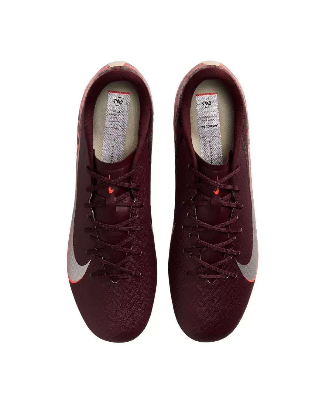 Nike United Mercurial Vapor 16 Academy MG "Burgundy Crush/Red/Fossil/Silver" Men's Soccer Cleat - BURGUNDY/RED/FOSSIL/SILVER