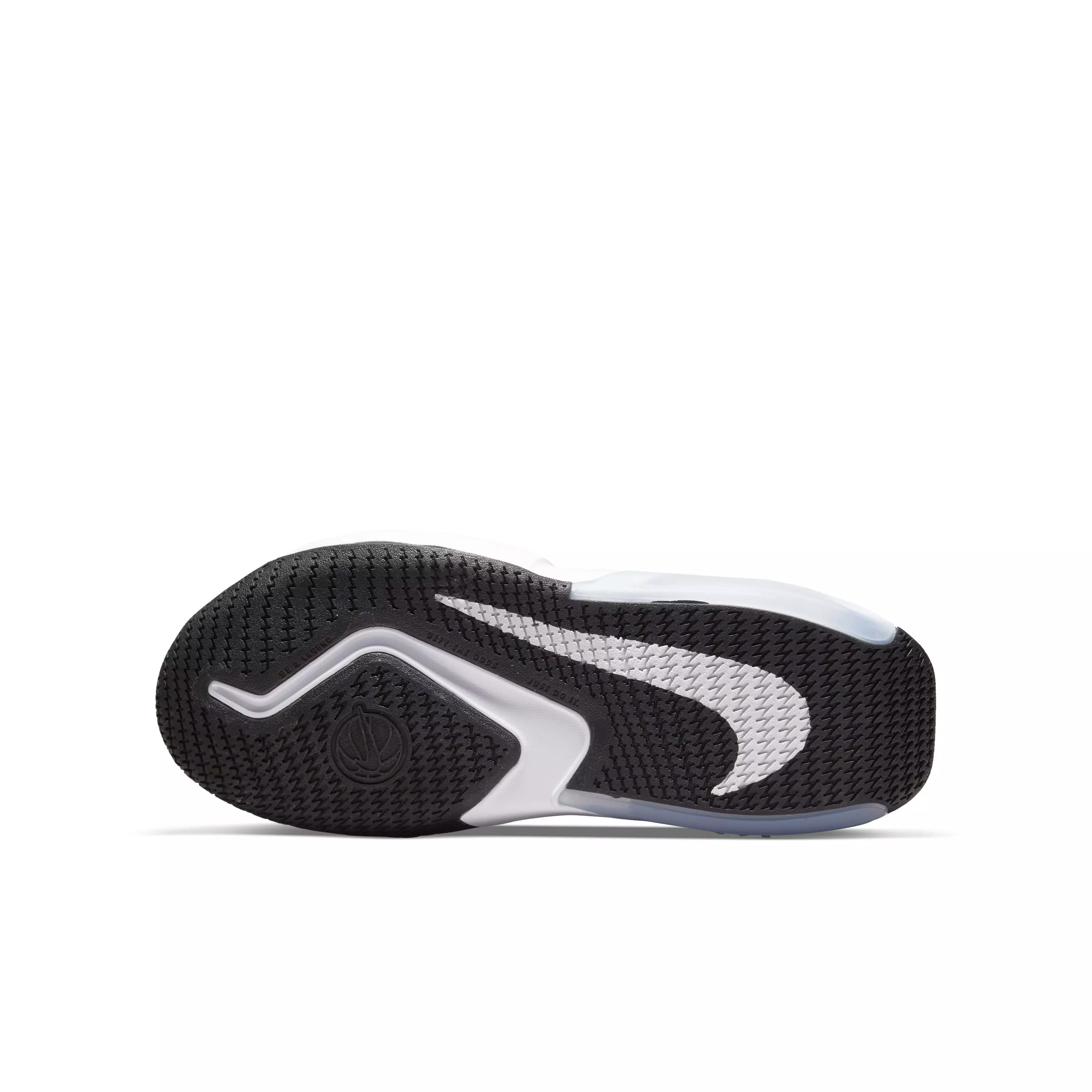 Nike Air Zoom Crossover "White/Metallic Gold/Black" Grade School Boys' Basketball Shoe - WHITE