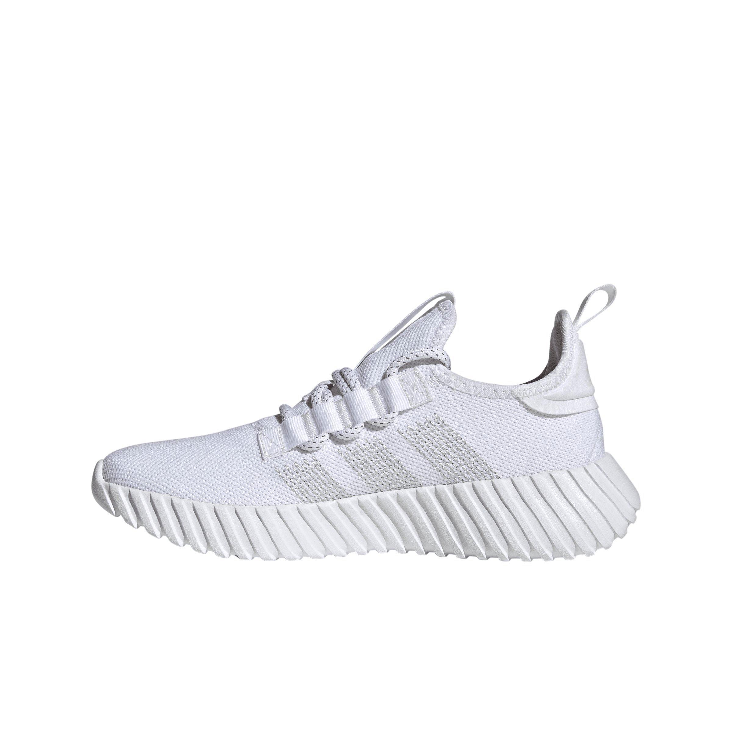 adidas Kaptir Flow "Ftwr White/Crystal White/Zero Metallic" Women's Running Shoe - WHITE/WHITE/ZERO Thumbnail View 2