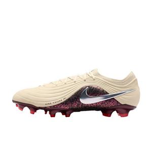 Nike United Tiempo Maestro Elite FG "Fossil/Burgundy Crush/Metallic Silver" Men's Soccer Cleat - FOSSIL/BURGUNDY/SILVER