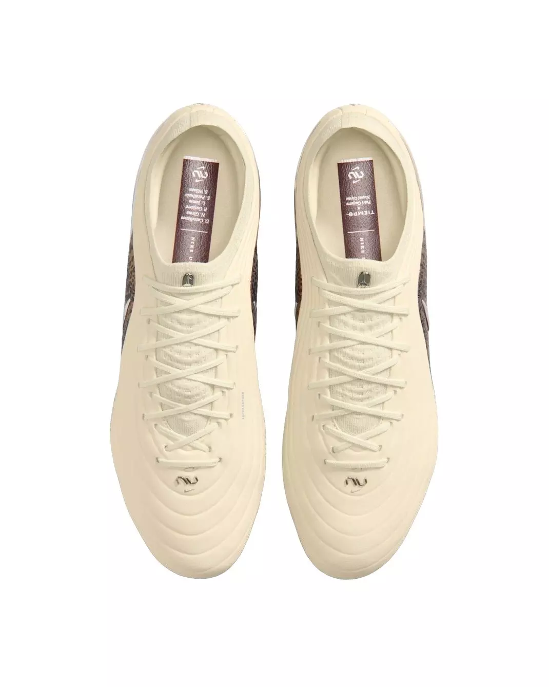 Nike United Tiempo Maestro Elite FG "Fossil/Burgundy Crush/Metallic Silver" Men's Soccer Cleat - FOSSIL/BURGUNDY/SILVER