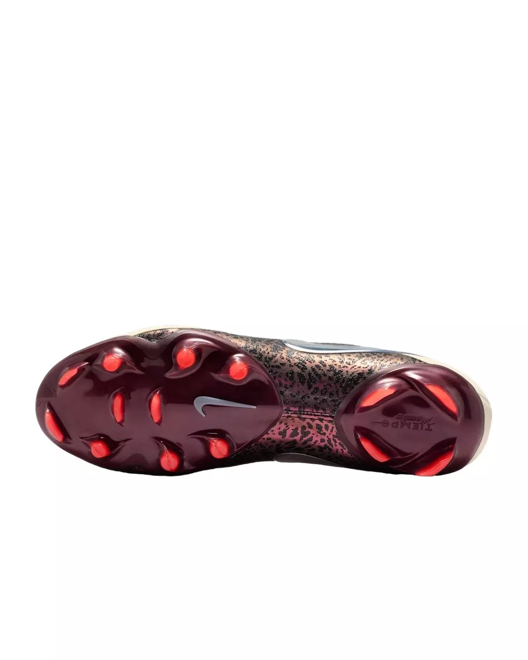 Nike United Tiempo Maestro Elite FG "Fossil/Burgundy Crush/Metallic Silver" Men's Soccer Cleat - FOSSIL/BURGUNDY/SILVER