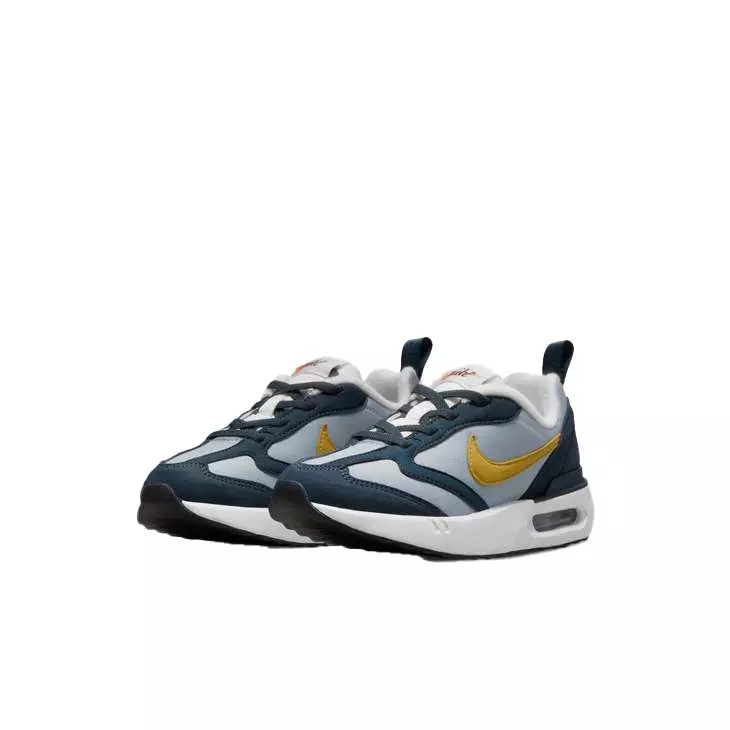 Nike Air Max Dawn "Particle Grey/Dk Citron/Armory Navy" Preschool Boys' Shoe - GREY
