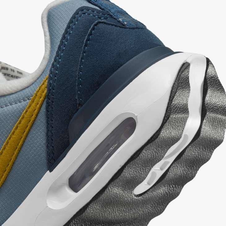 Nike Air Max Dawn "Particle Grey/Dk Citron/Armory Navy" Preschool Boys' Shoe - GREY Thumbnail View 7