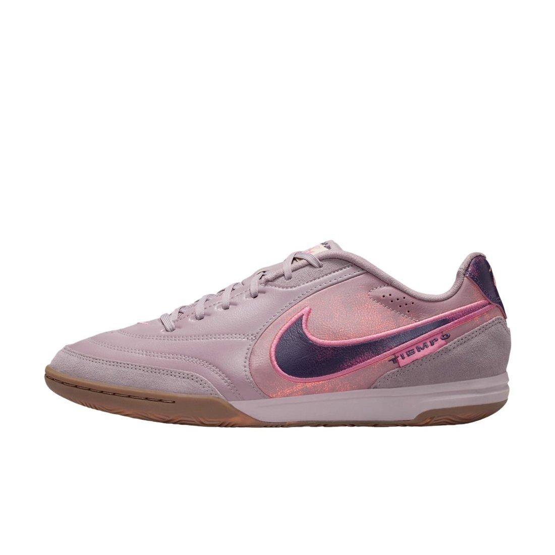 Nike Tiempo Streetgato PRM IC "Light Violet Ore/Gum Dark Brown/Peony" Men's Soccer Shoe - LT VIOLET/DK BROWN/PEONY Thumbnail View 2