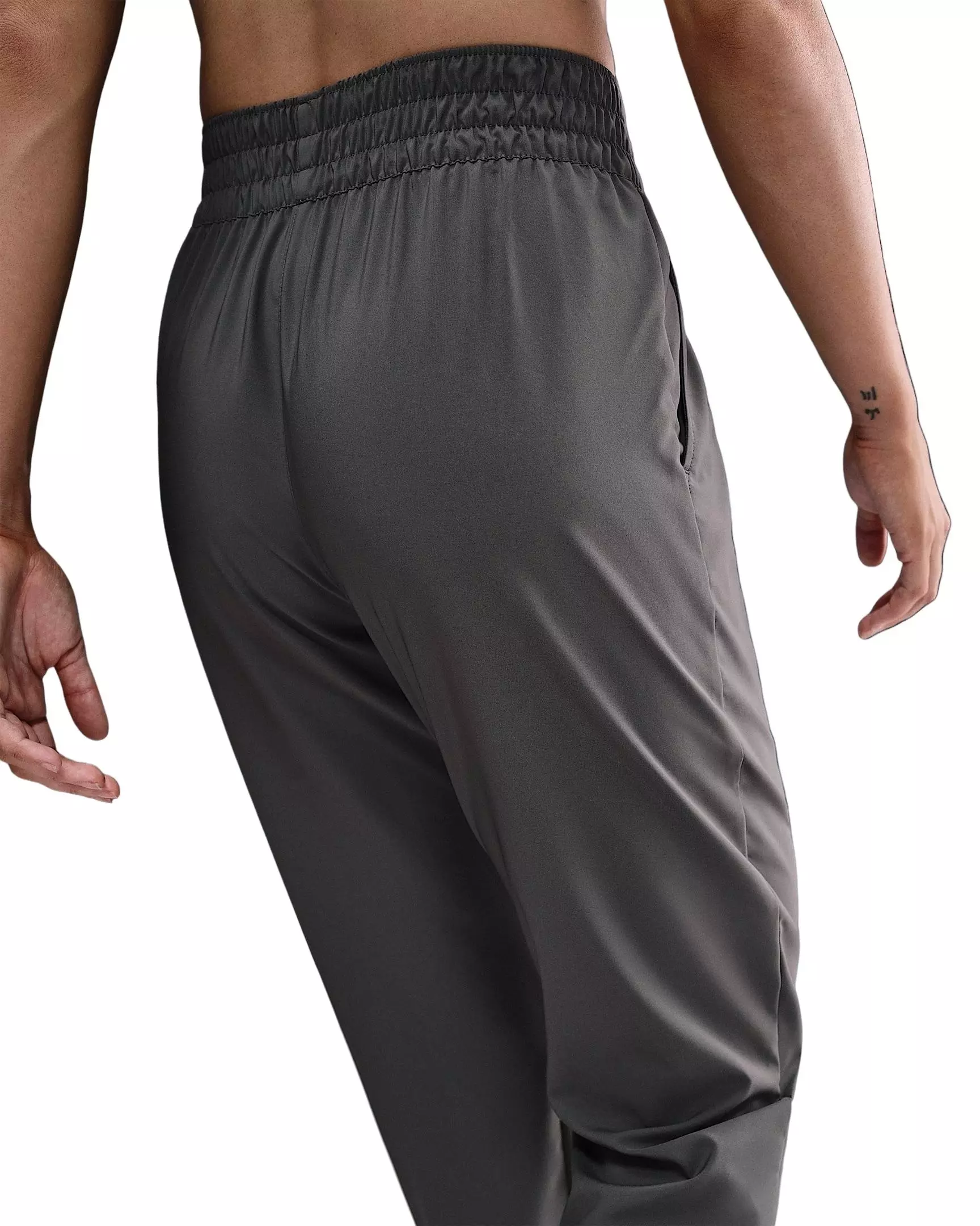 Nike Women's One Dri-FIT High-Waisted 7/8 Joggers -Grey - GREY