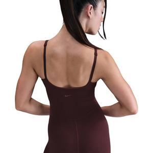 Nike Women's Zenvy Dri-FIT 7/8 Bodysuit -Burgundy