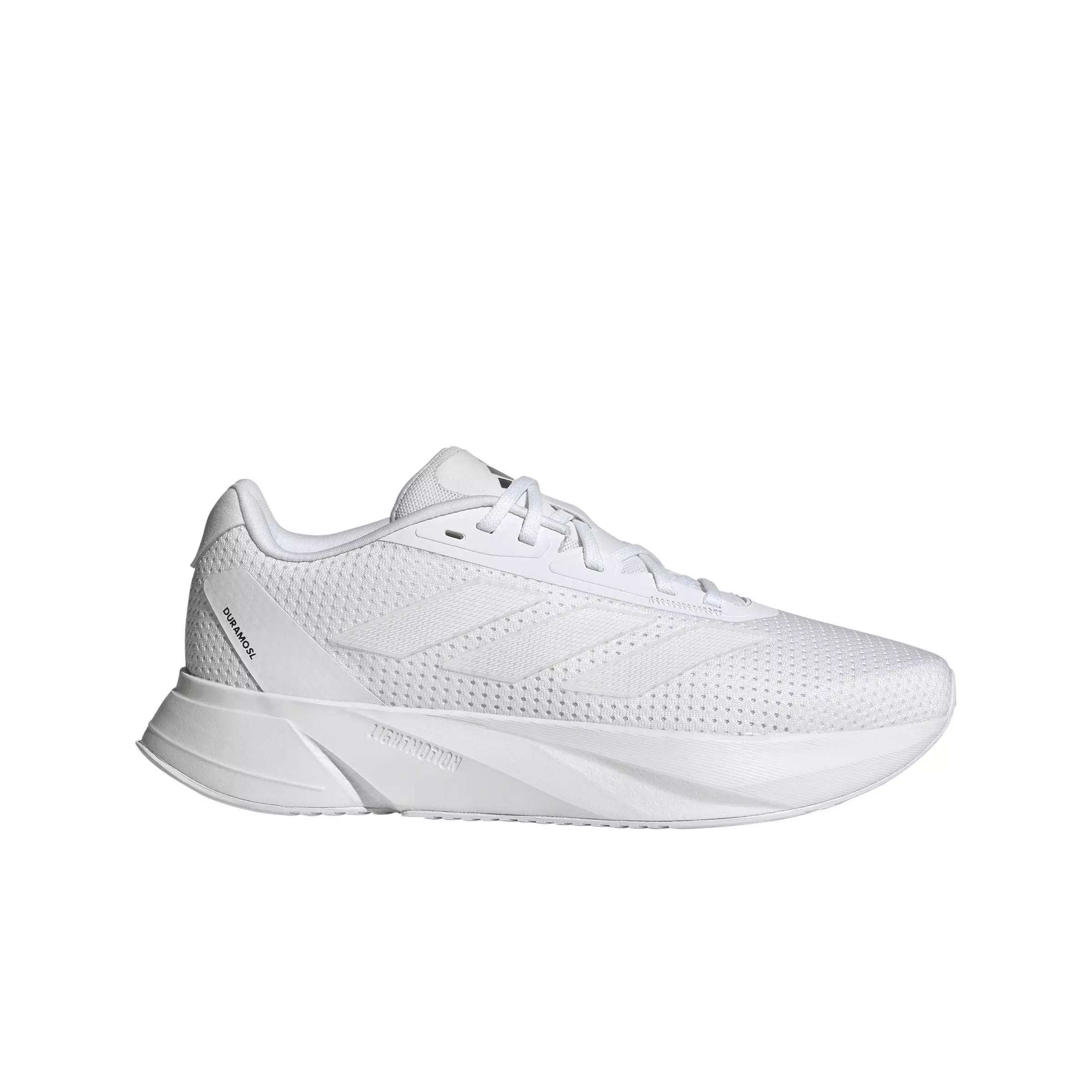 adidas Duramo SL Lightmotion "Ftwr White/Ftwr White/Grey Five" Women's Wide Running Shoe - WHITE/WHITE/GREY
