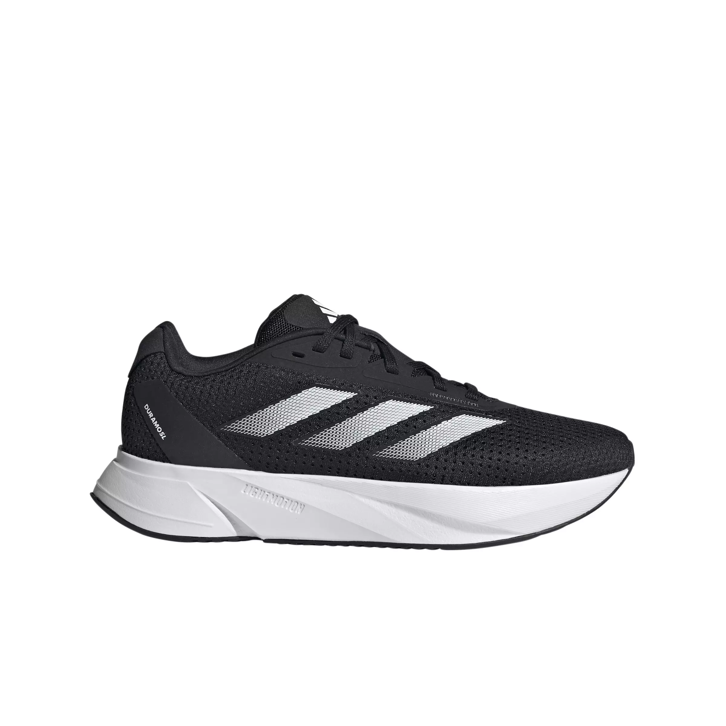 adidas Duramo SL Lightmotion "Core Black/Ftwr White/Carbon" Women's Wide Running Shoe - BLACK/WHITE/CARBON