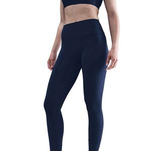Nike Women's One Seamless Front High-Waisted Full-Length Leggings -Navy