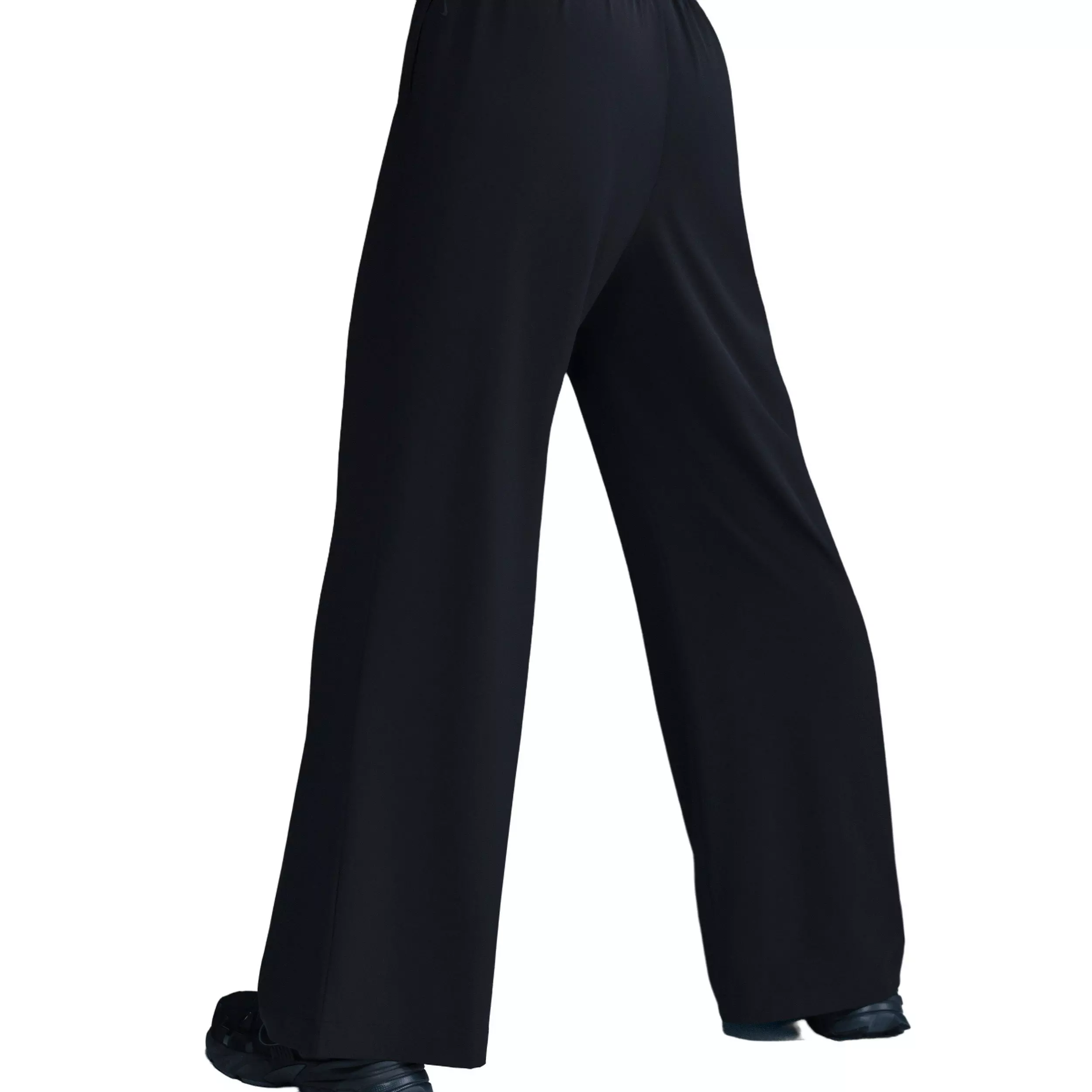 Nike Women's 24.7 PerfectStretch Dri-FIT High-waisted Loose wide-Leg Pants -Black - BLACK