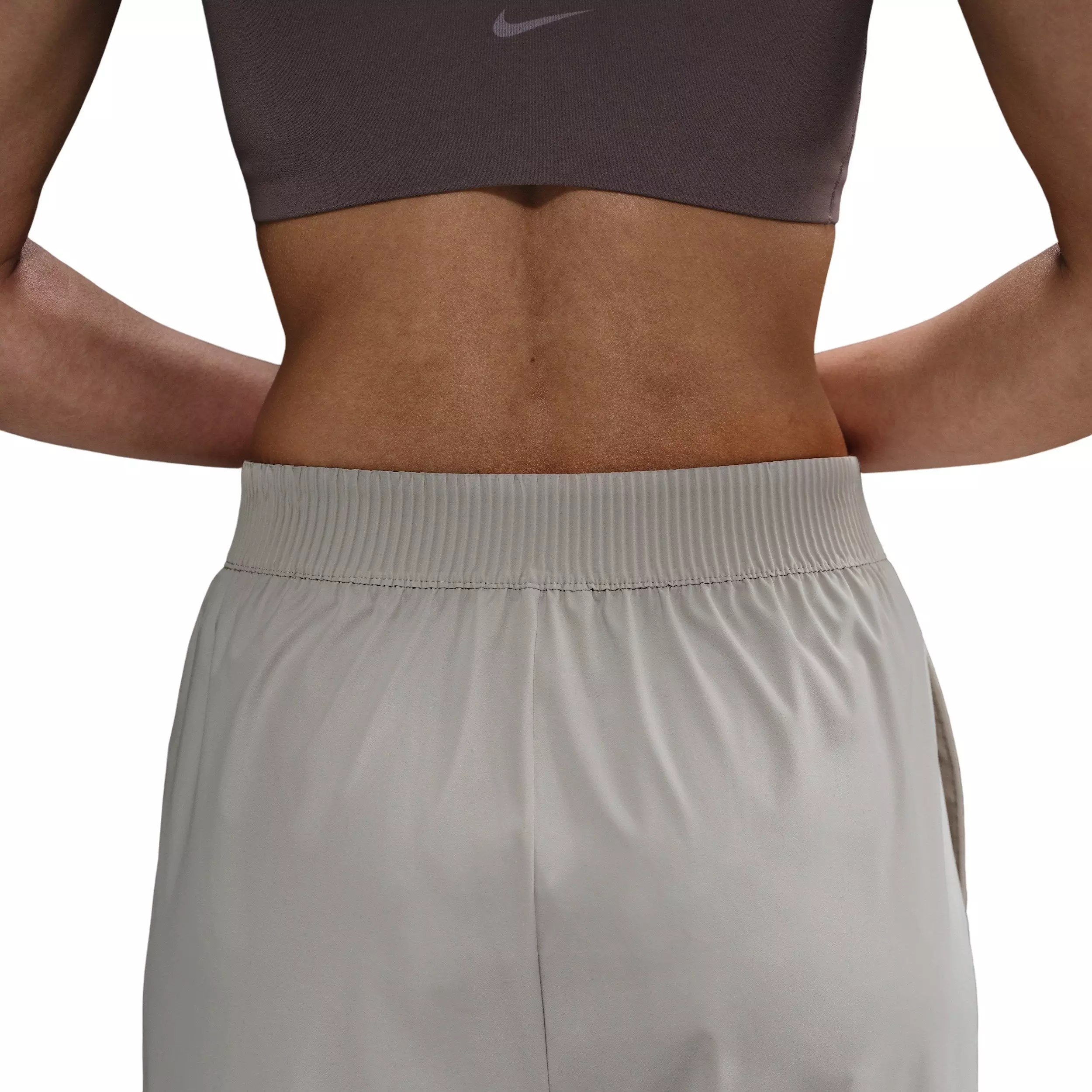 Nike Women's 24.7 PerfectStretch Dri-FIT High-Waisted Loose Wide-Leg Pants - Brown - BROWN