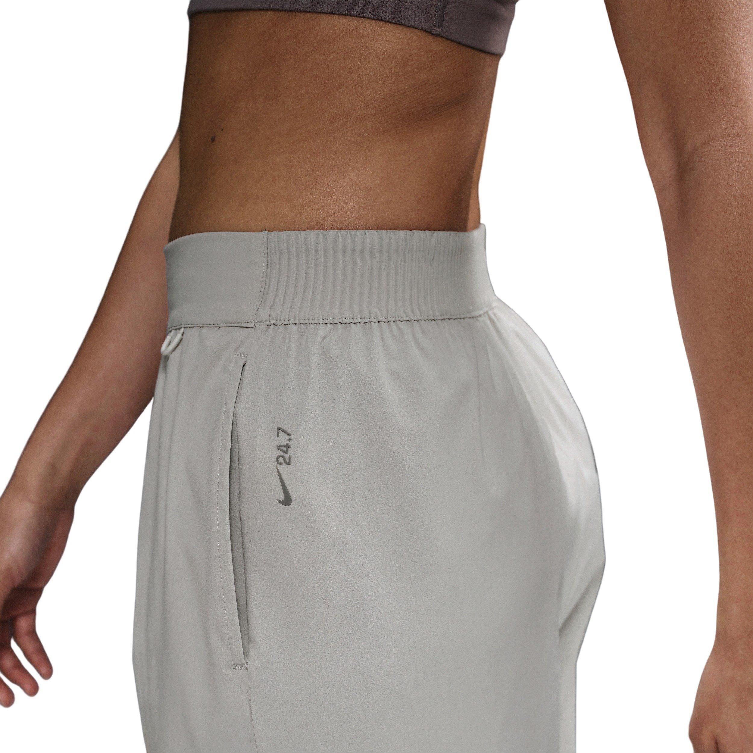 Nike Women's 24.7 PerfectStretch Dri-FIT High-waisted Loose wide-Leg Pants -Brown - BROWN Thumbnail View 6