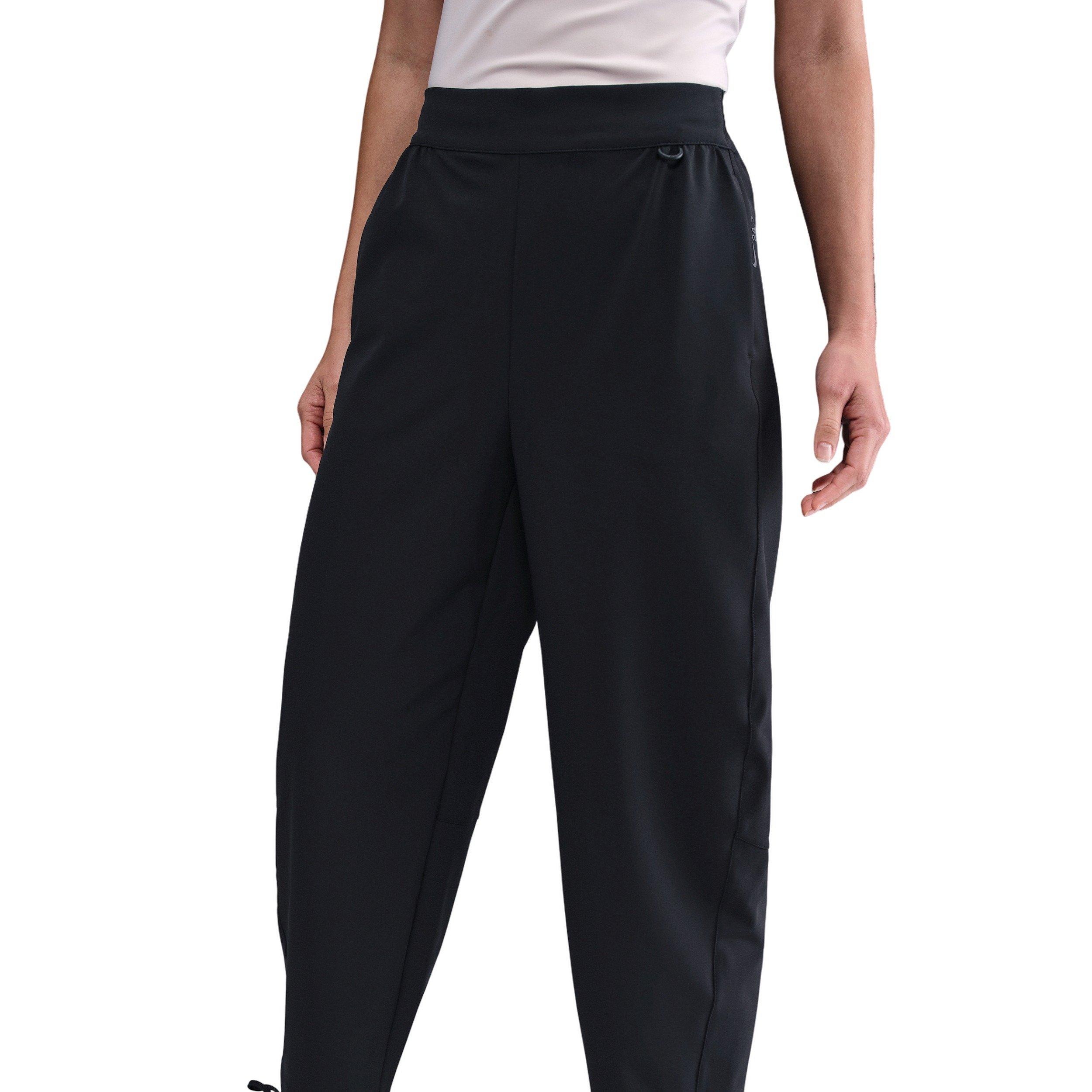 Nike Women's 24.7 PerfectStretch Dri-FIT High-Waisted Loose Barrel-Leg Pants - Black - BLACK Thumbnail View 1