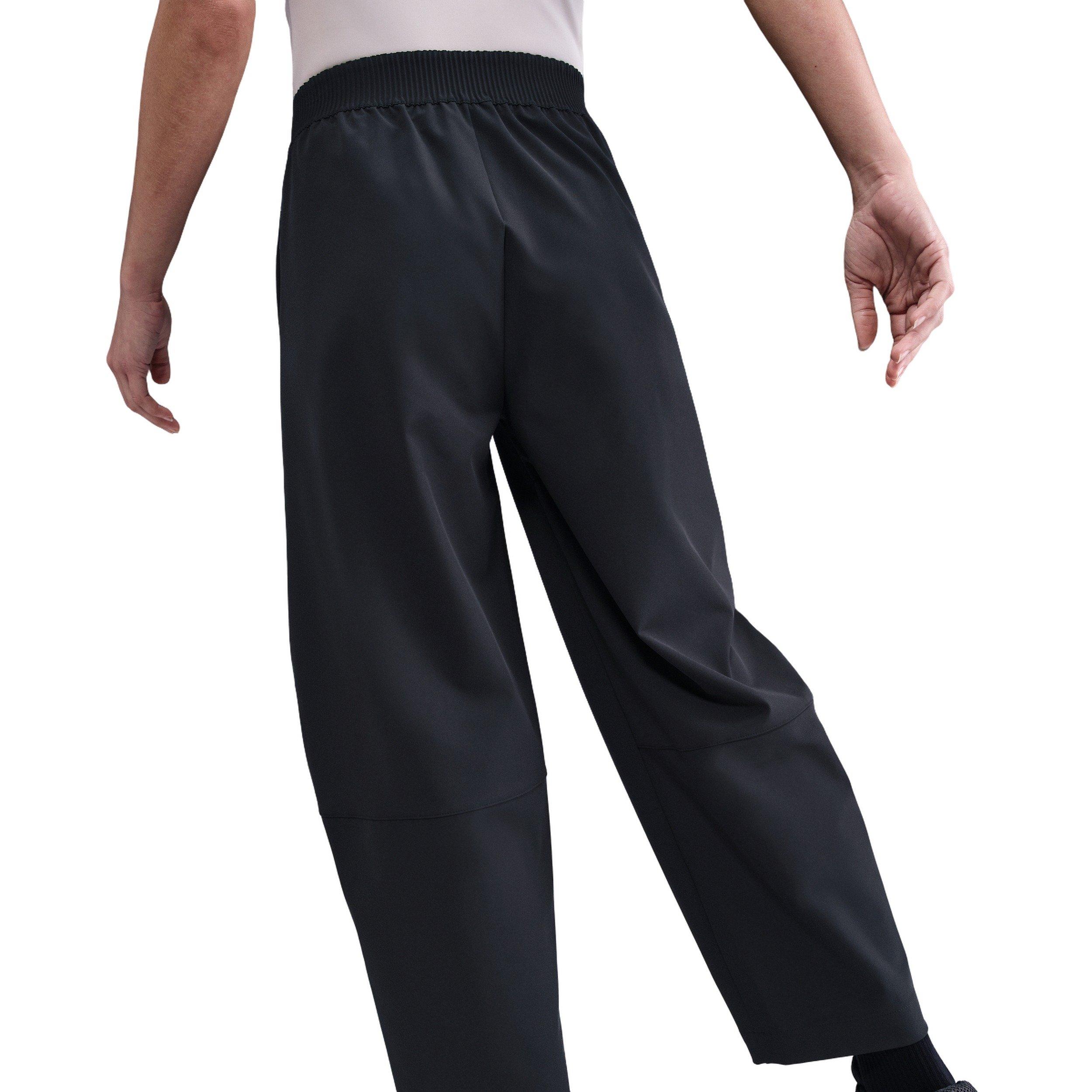 Nike Women's 24.7 PerfectStretch Dri-FIT High-Waisted Loose Barrel-Leg Pants - Black - BLACK Thumbnail View 2