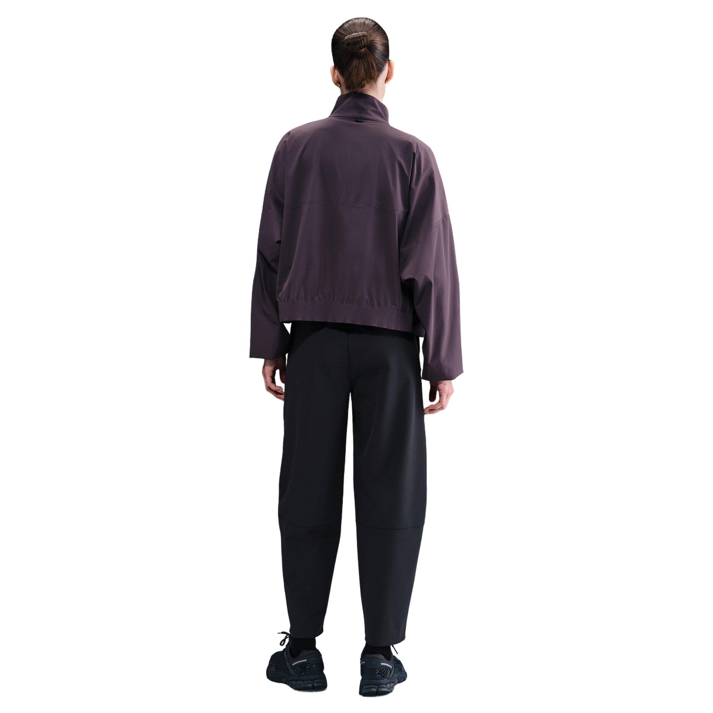 Nike Women's 24.7 PerfectStretch Dri-FIT High-Waisted Loose Barrel-Leg Pants - Black - BLACK Thumbnail View 6