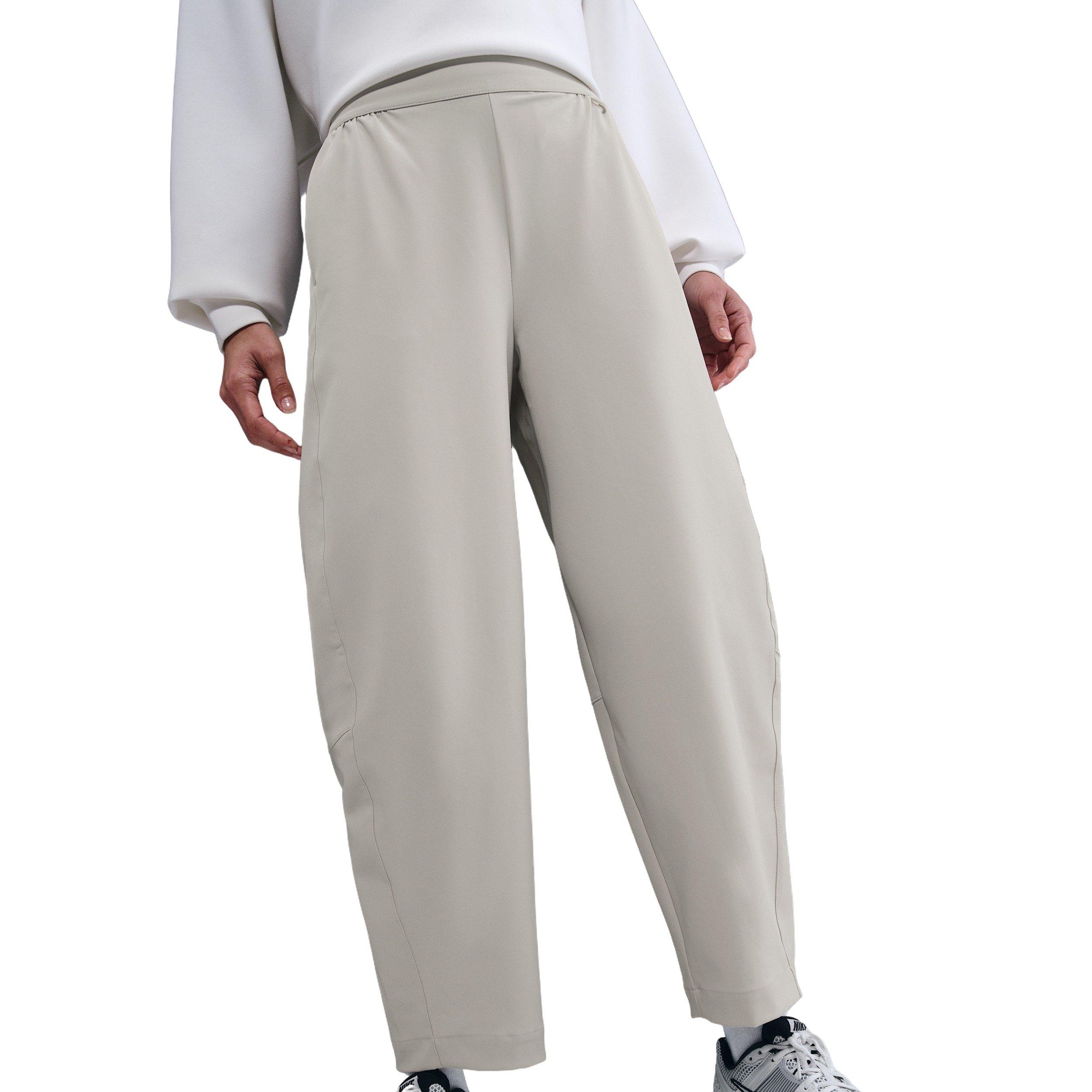 Nike Women's 24.7 PerfectStretch Dri-FIT High-Waisted Loose Barrel-Leg Pants -Brown - BROWN Thumbnail View 1