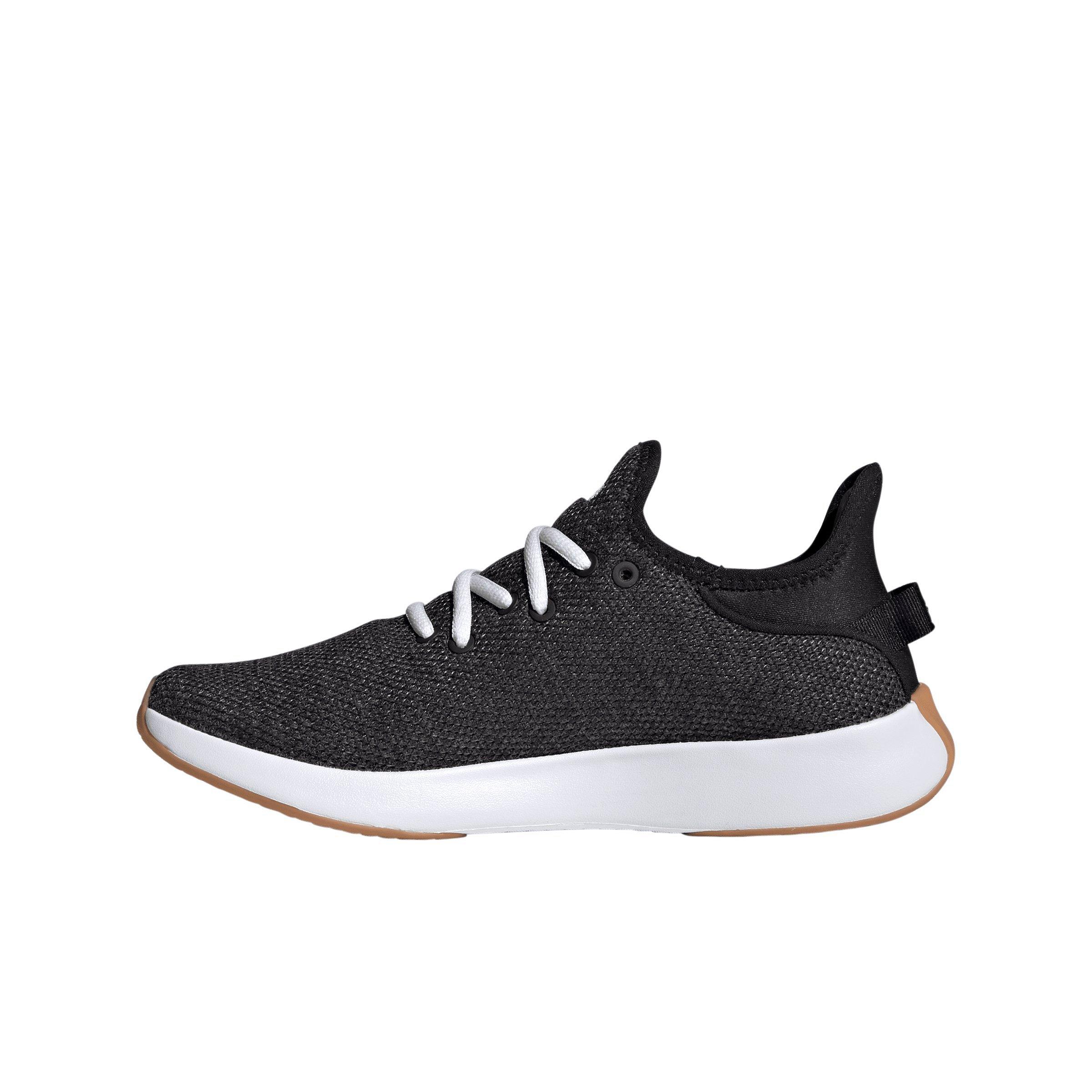 adidas Cloudfoam Pure "Core Black/Ftwr White/Grey Six" Women's Running Shoe - BLACK/WHITE/GREY Thumbnail View 2