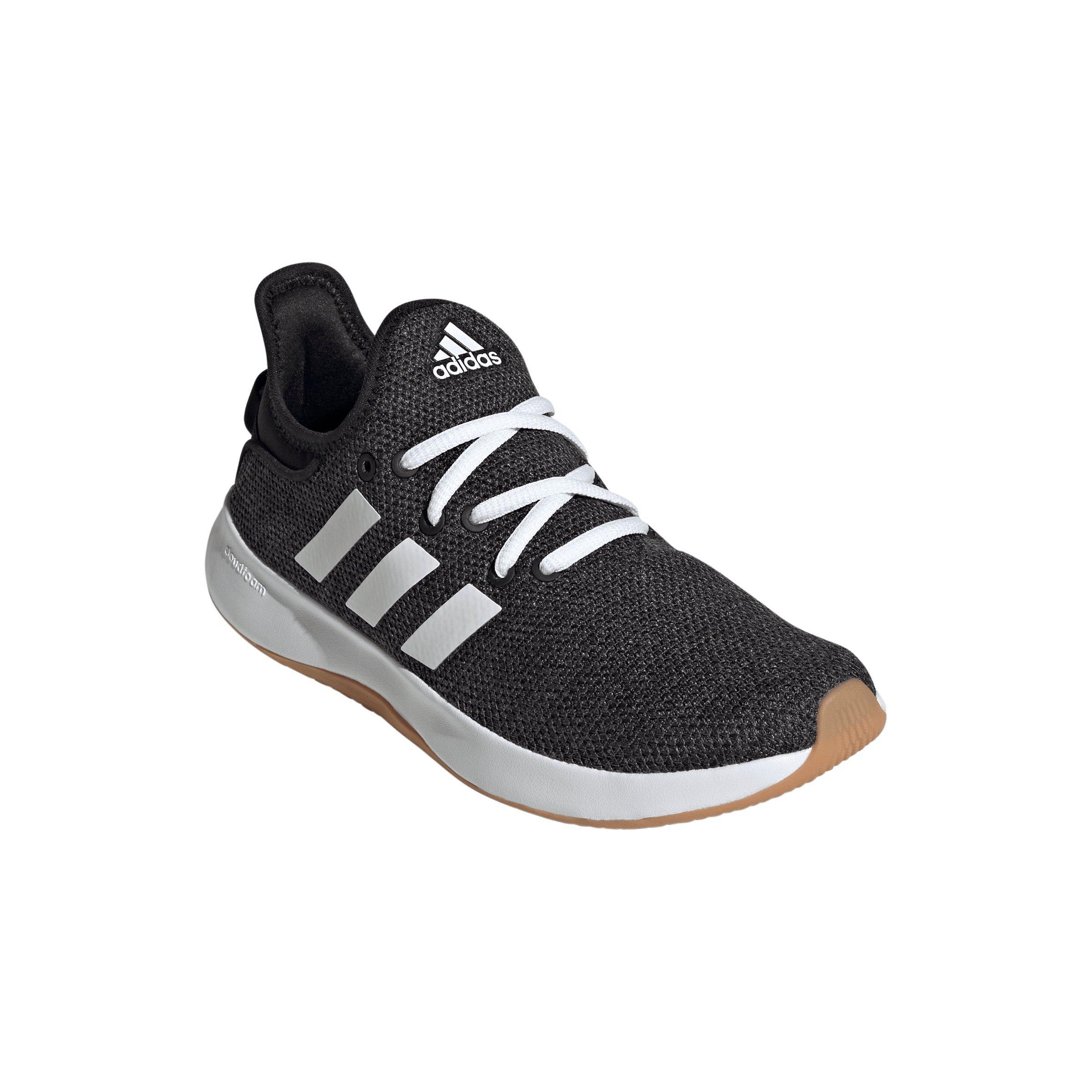 adidas Cloudfoam Pure "Core Black/Ftwr White/Grey Six" Women's Running Shoe - BLACK/WHITE/GREY Thumbnail View 3