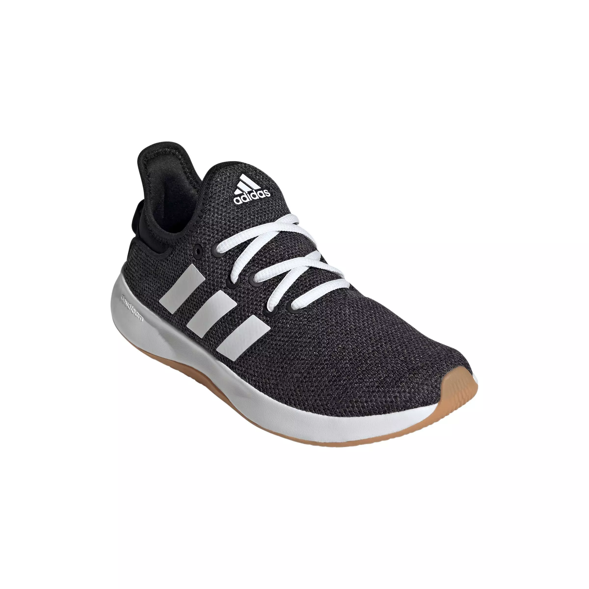 adidas Cloudfoam Pure "Core Black/Ftwr White/Grey Six" Women's Running Shoe - BLACK/WHITE/GREY