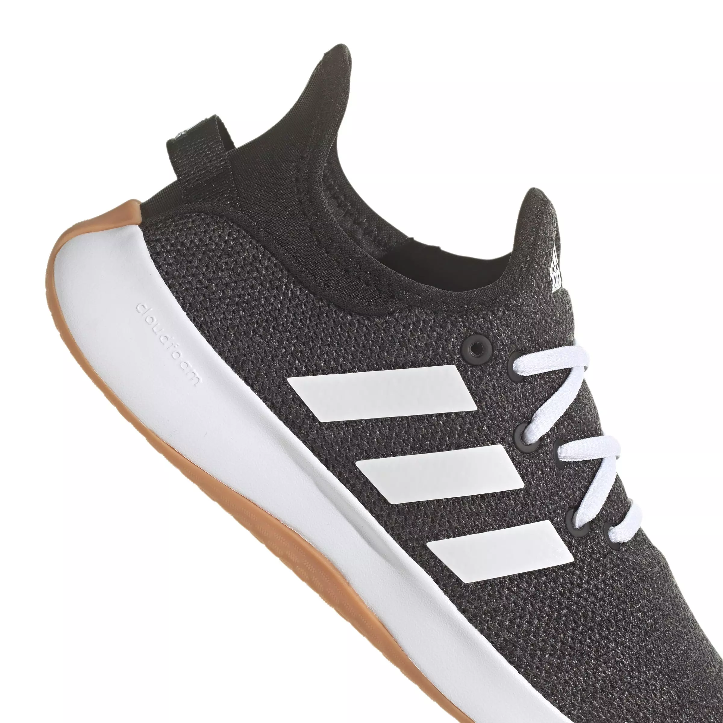 adidas Cloudfoam Pure "Core Black/Ftwr White/Grey Six" Women's Running Shoe - BLACK/WHITE/GREY