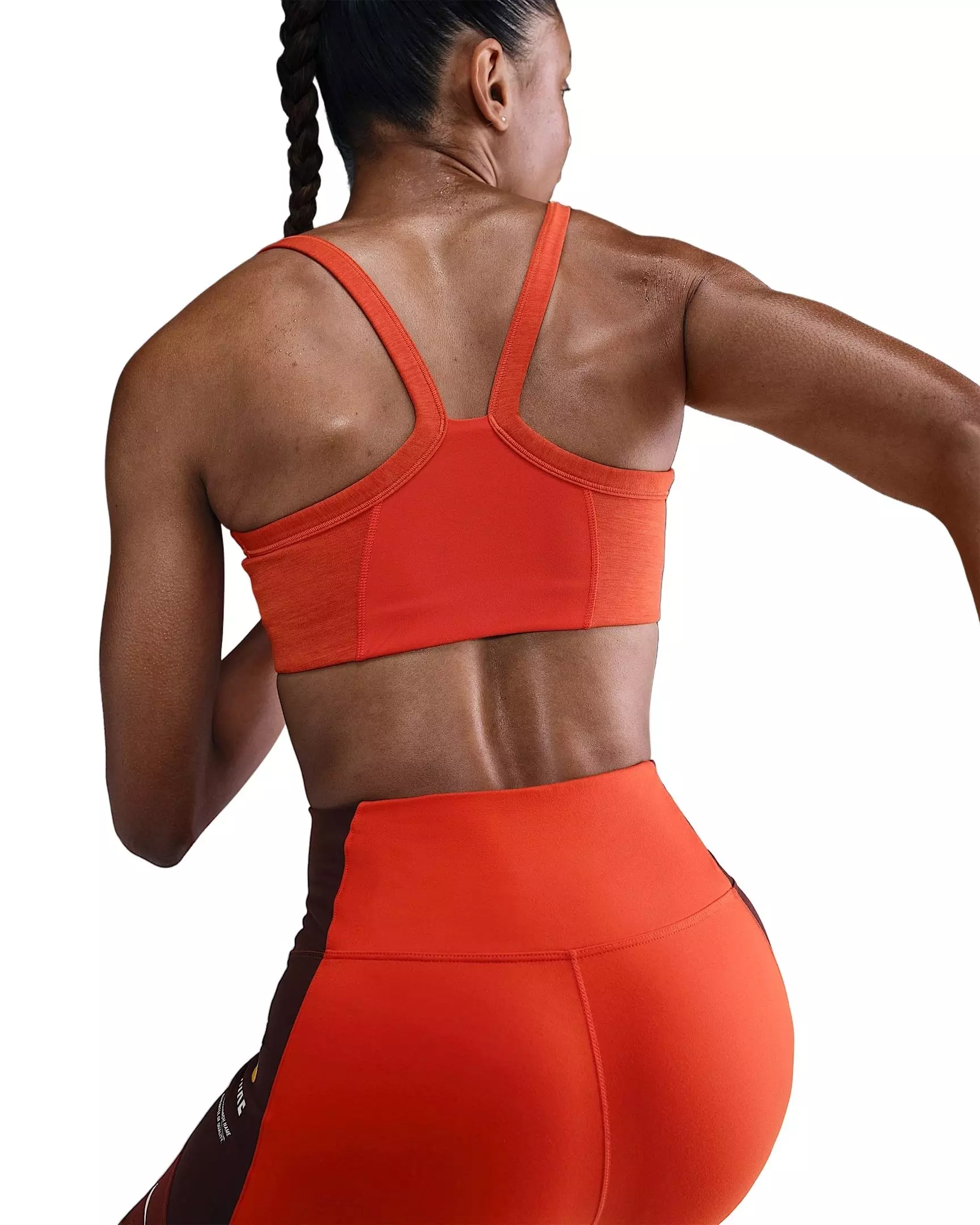 Nike Women's One Light-Support Padded Sports Bra -Red - RED