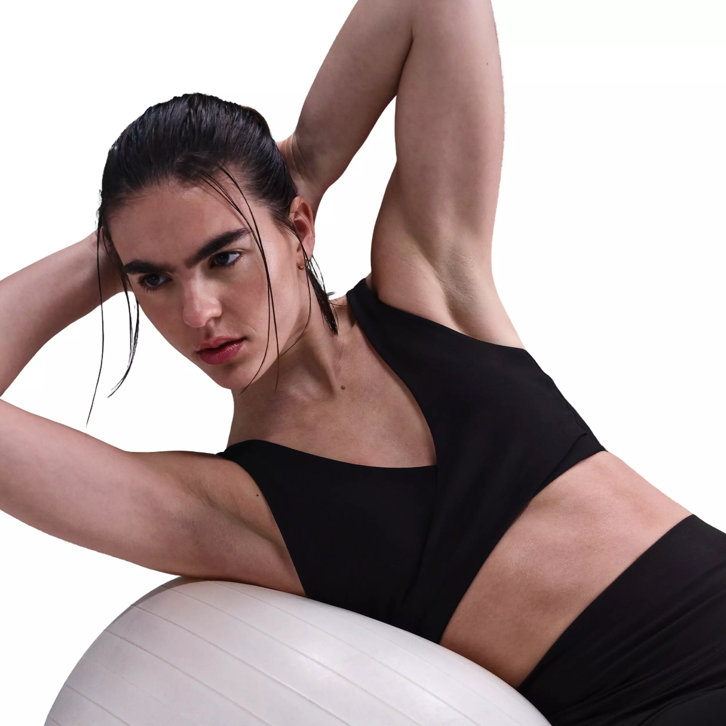 Nike Women's One Light-Support Capsule Padded Sports Bra -Black - BLACK